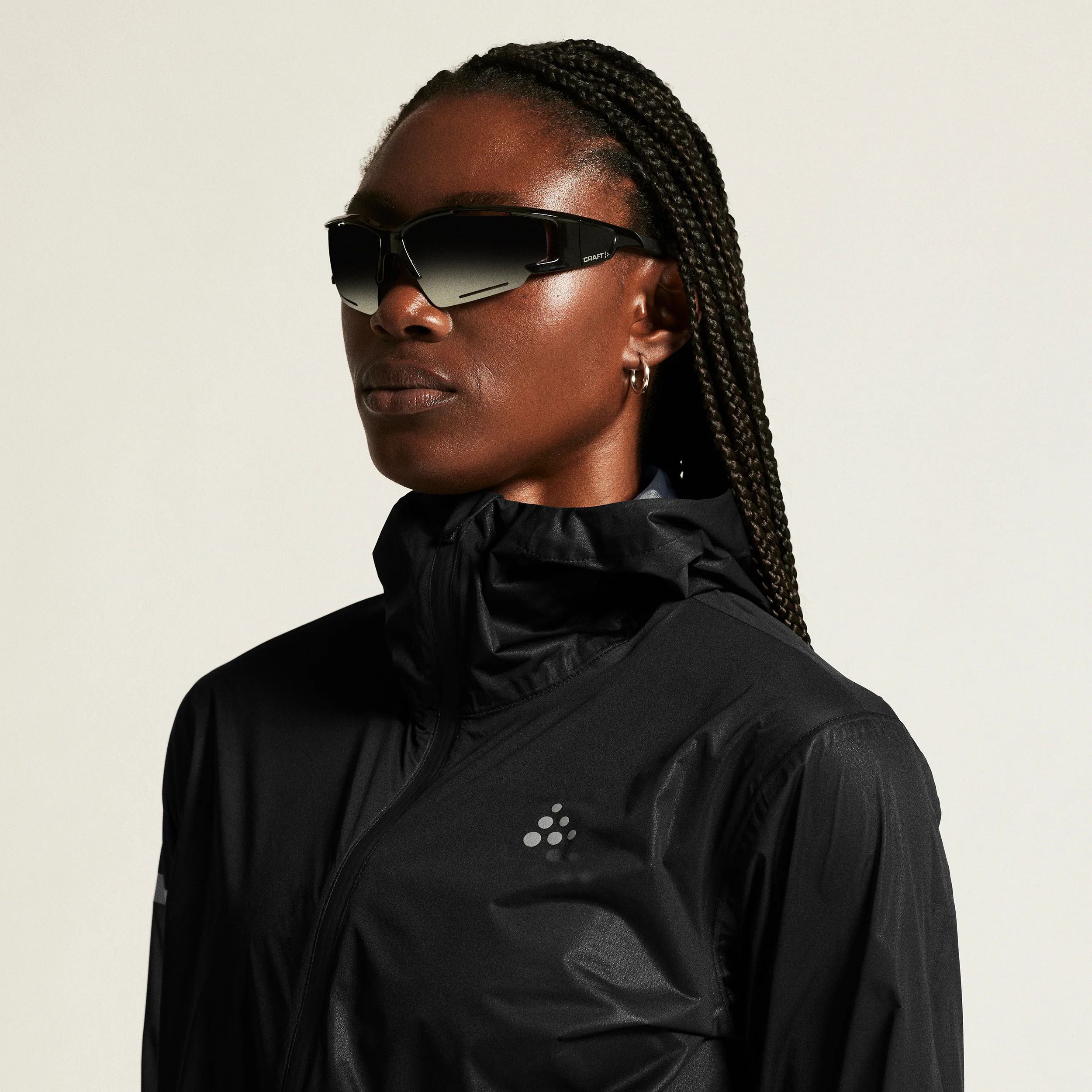 Pro Hydro Lightweight Laufjacke Damen - schwarz, schwarz - Image 8