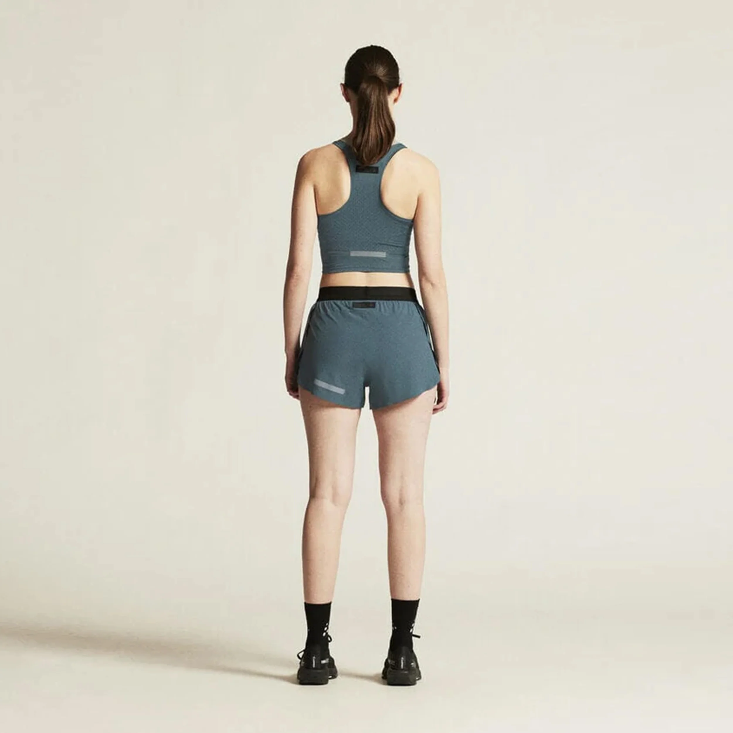 Pro Hypervent Split 2 Laufshorts Damen-Blau - Image 4
