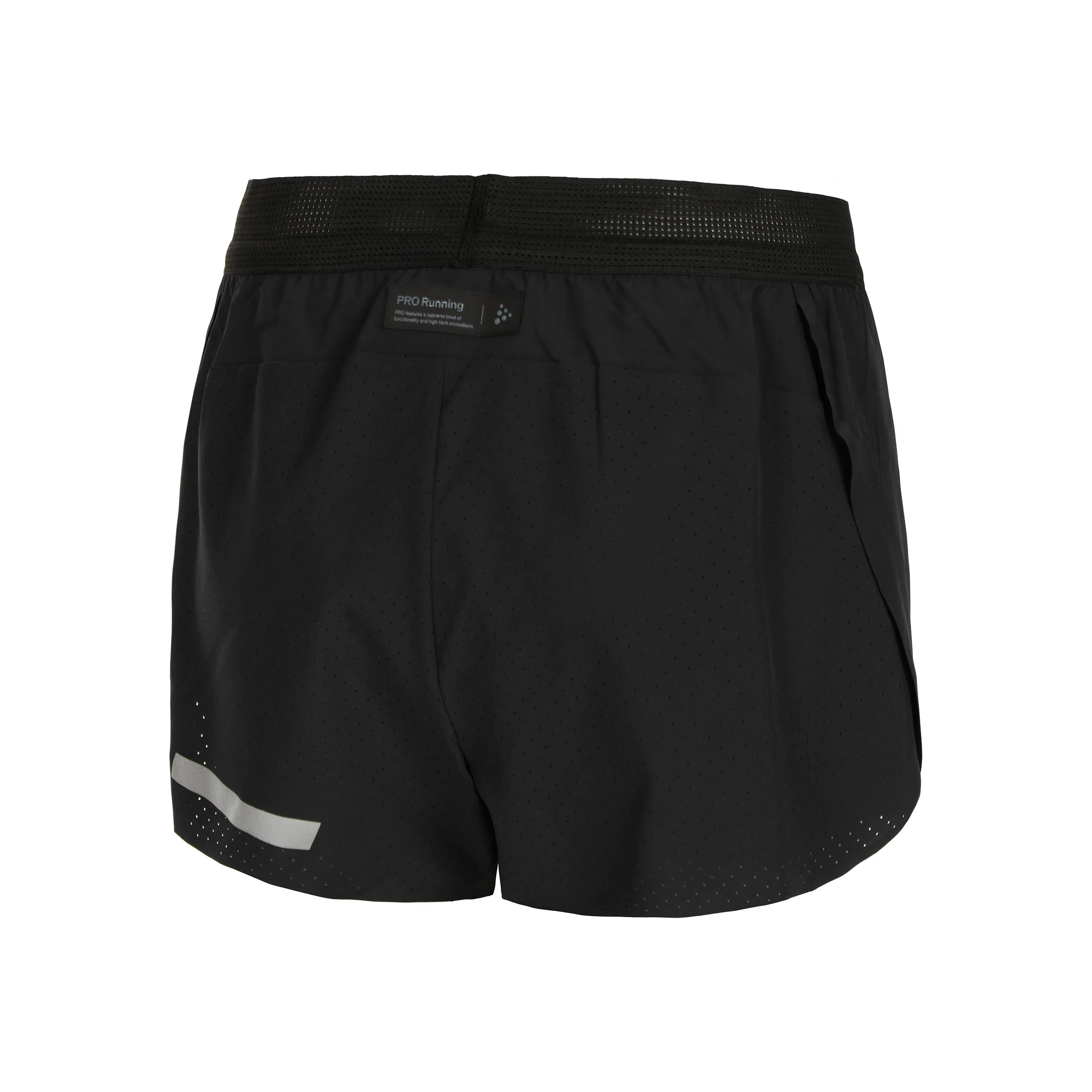 Pro Hypervent Split 2 Laufshorts Damen-Schwarz - Image 2
