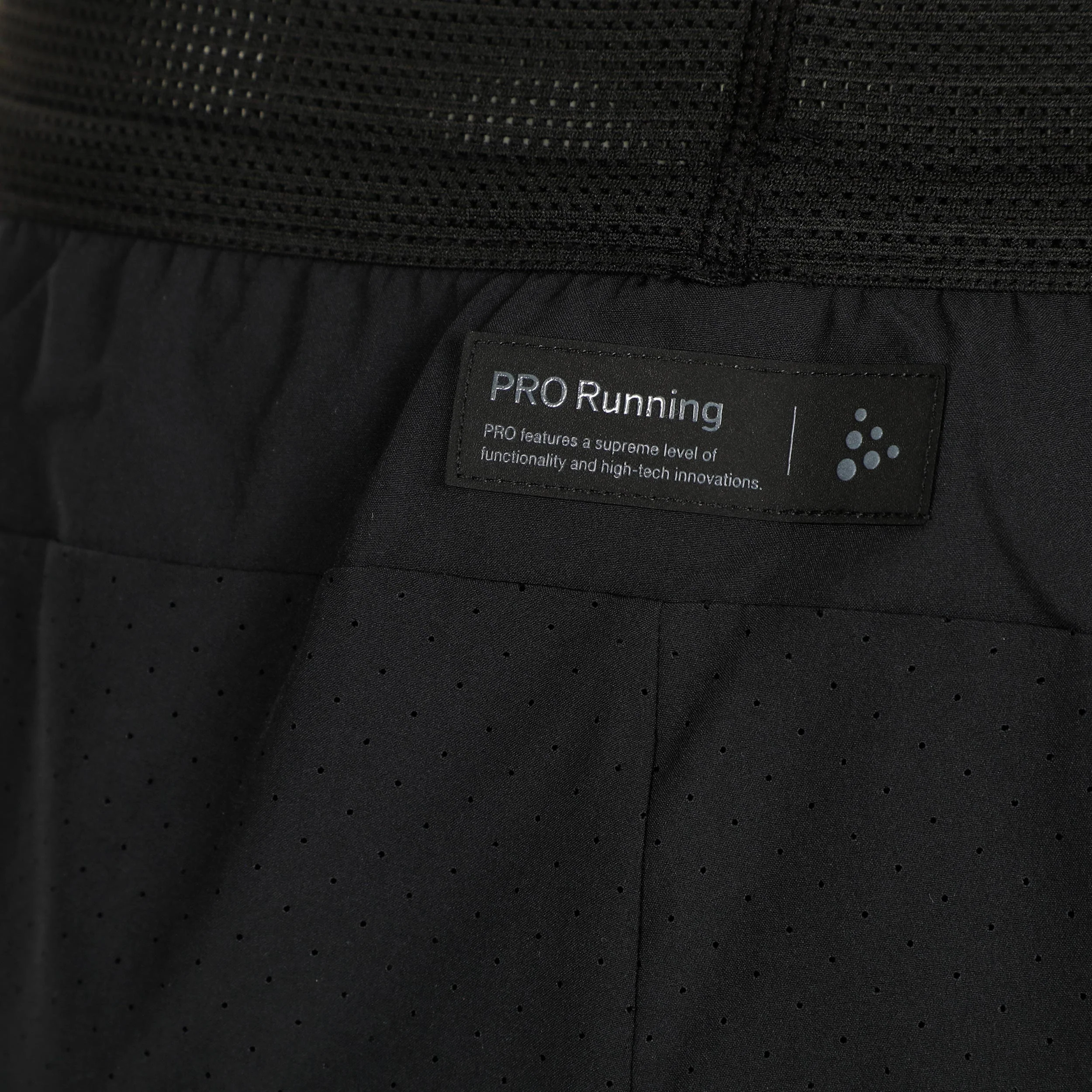 Pro Hypervent Split 2 Laufshorts Damen-Schwarz - Image 5