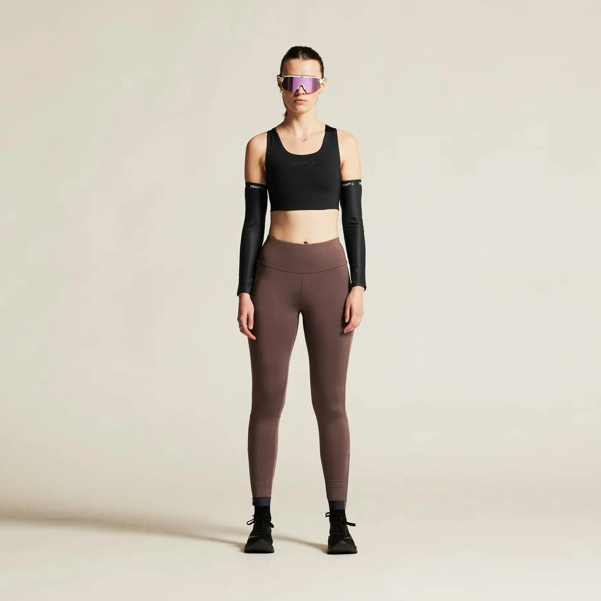 Pro Trail 2 Lauftight Damen-Braun - Image 5