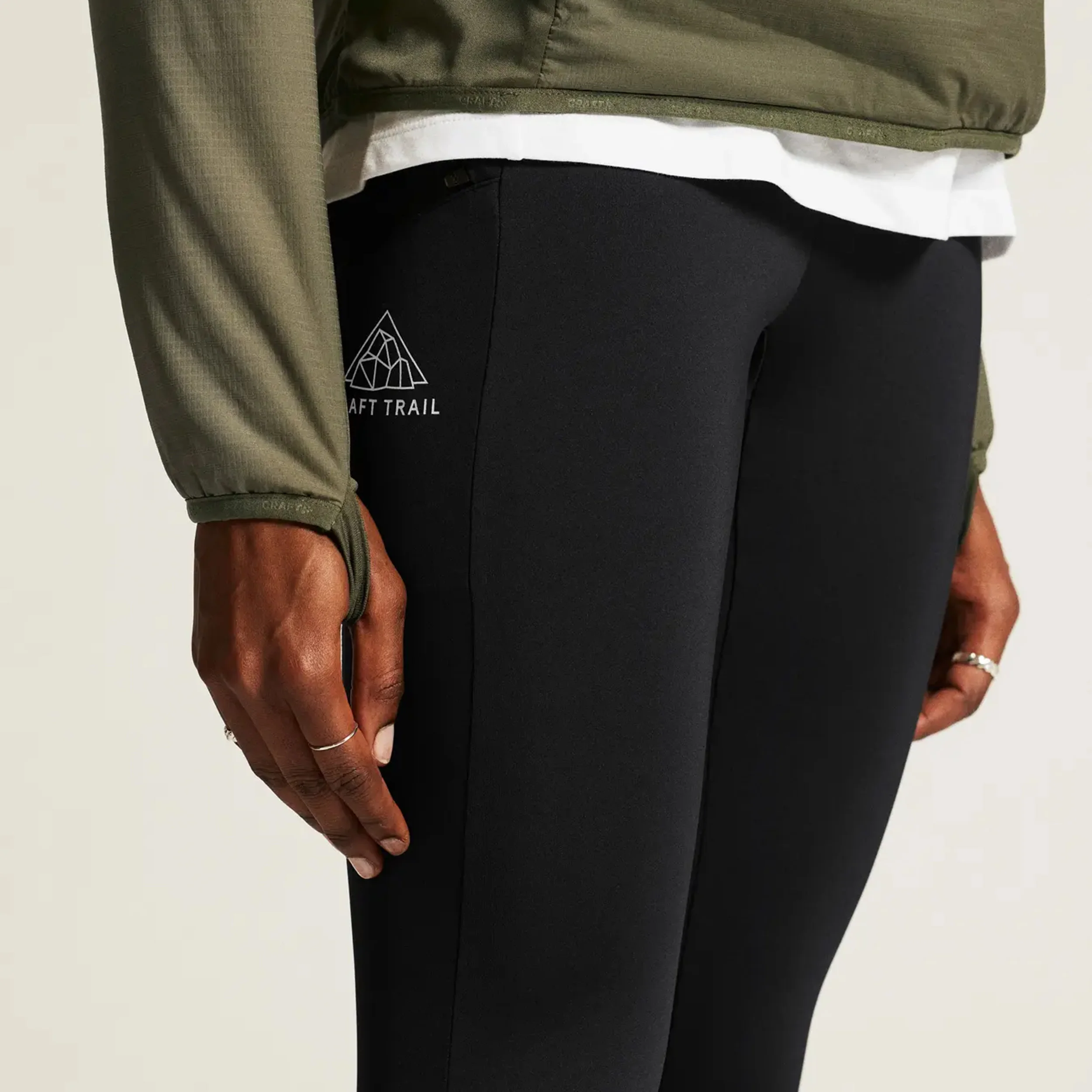 Pro Trail 2 Lauftight Damen-Schwarz - Image 6