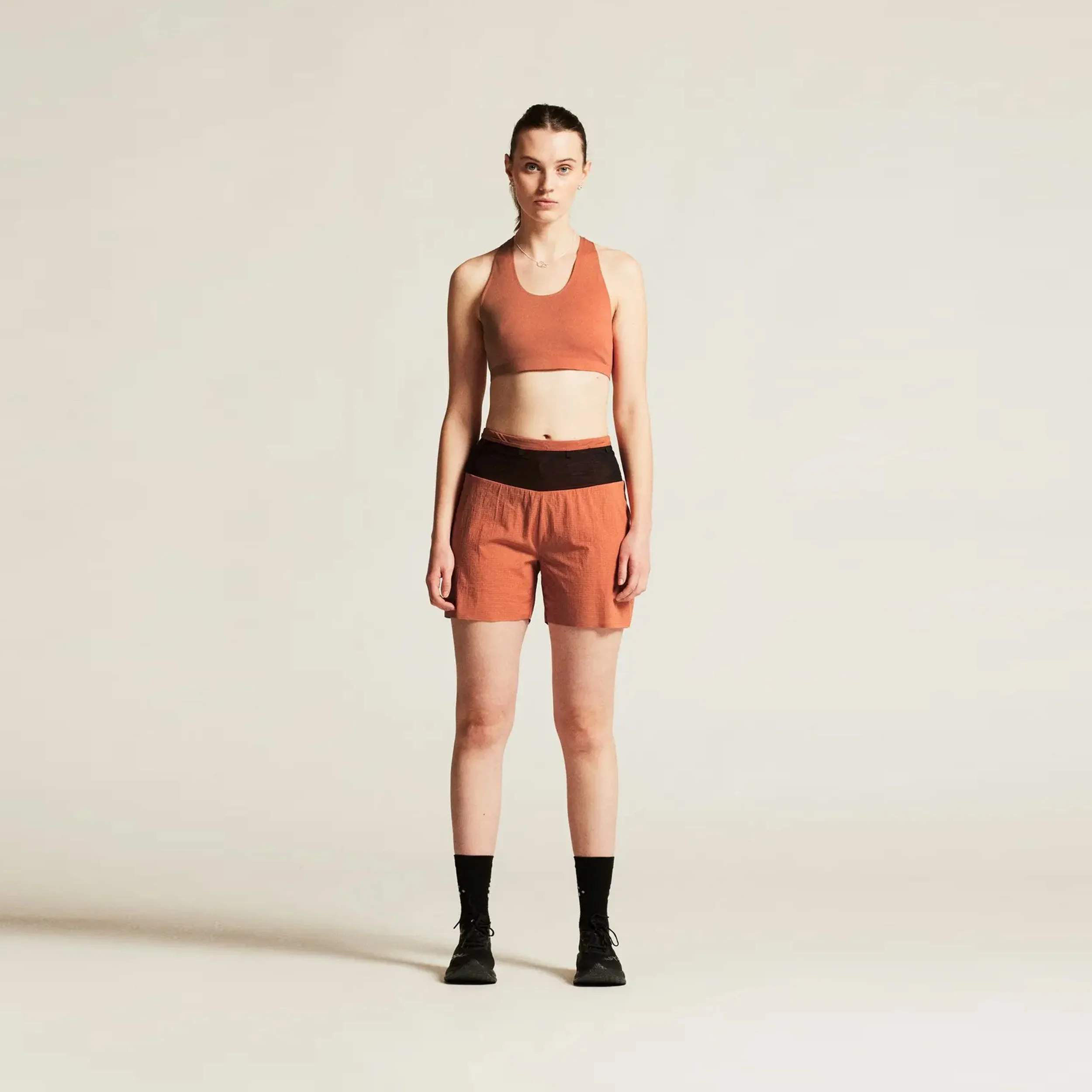 Pro Trail Laufshorts Damen-Rot - Image 5