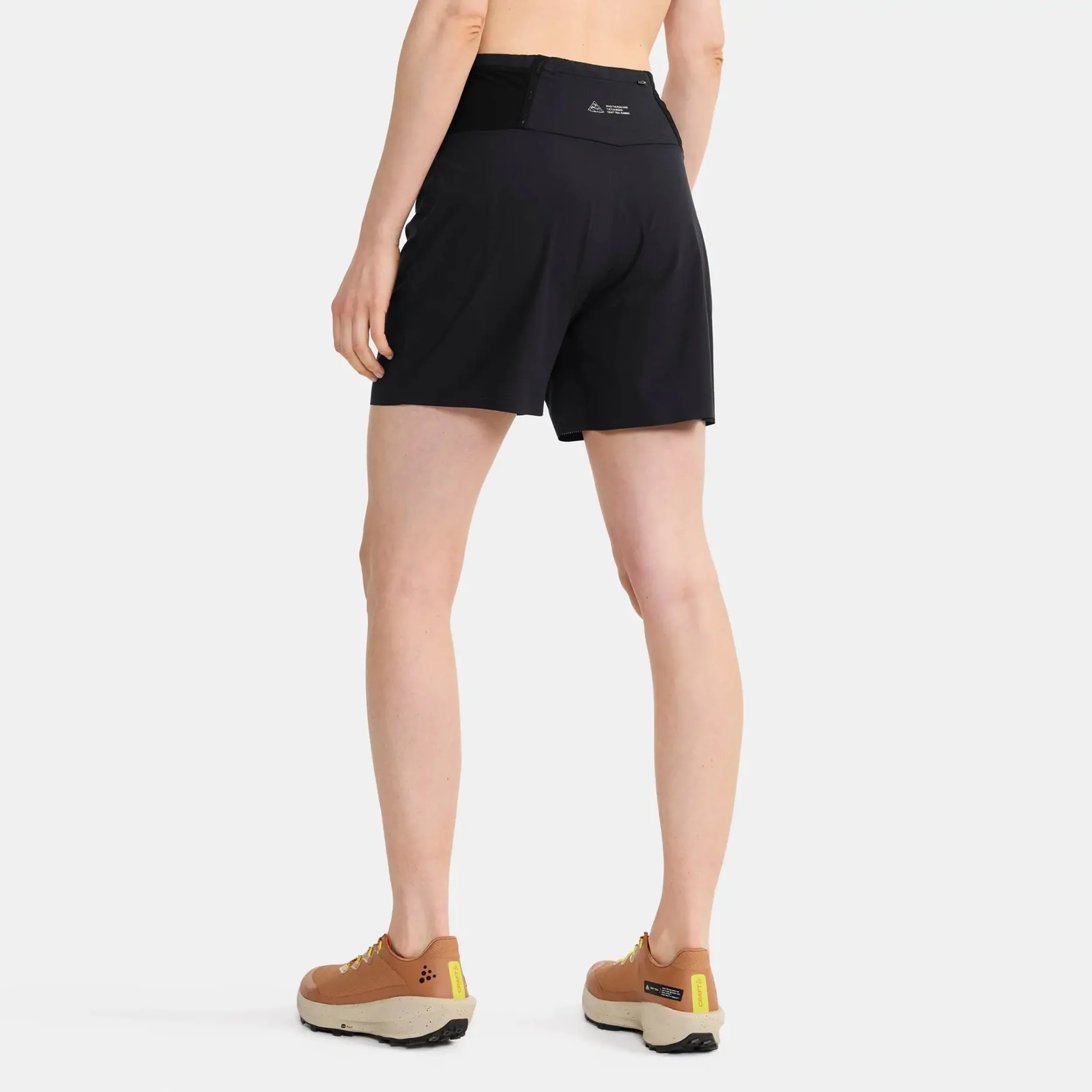 Pro Trail Laufshorts Damen-Schwarz - Image 3