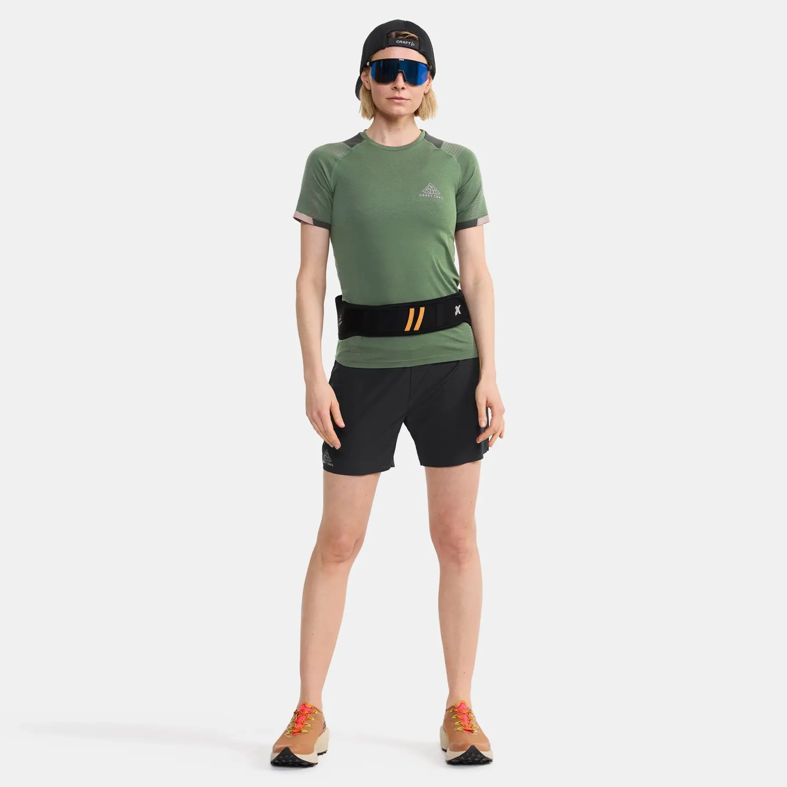 Pro Trail Laufshorts Damen-Schwarz - Image 8