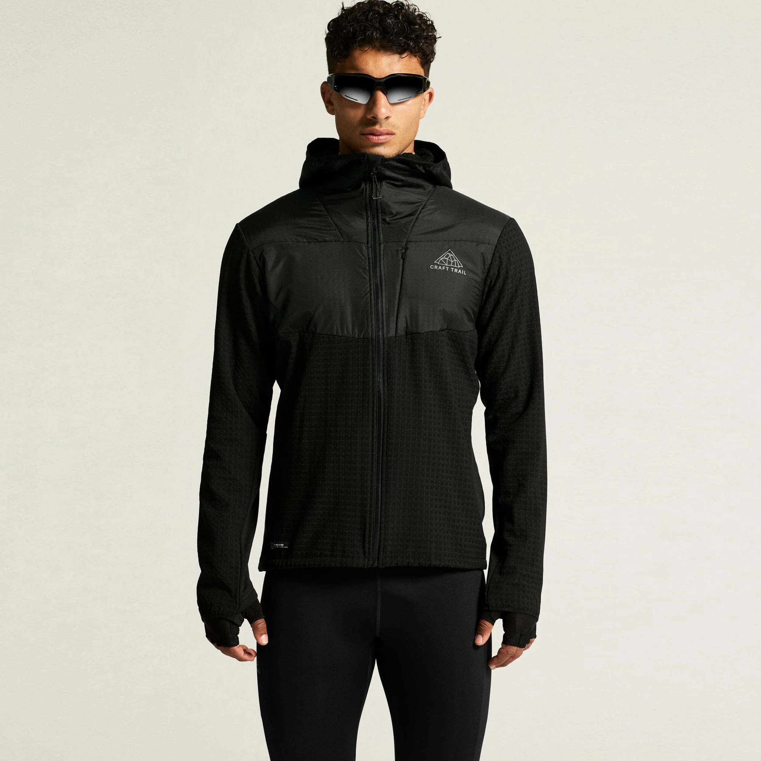Pro Trail SUBZ Laufjacke Herren-Schwarz - Image 4