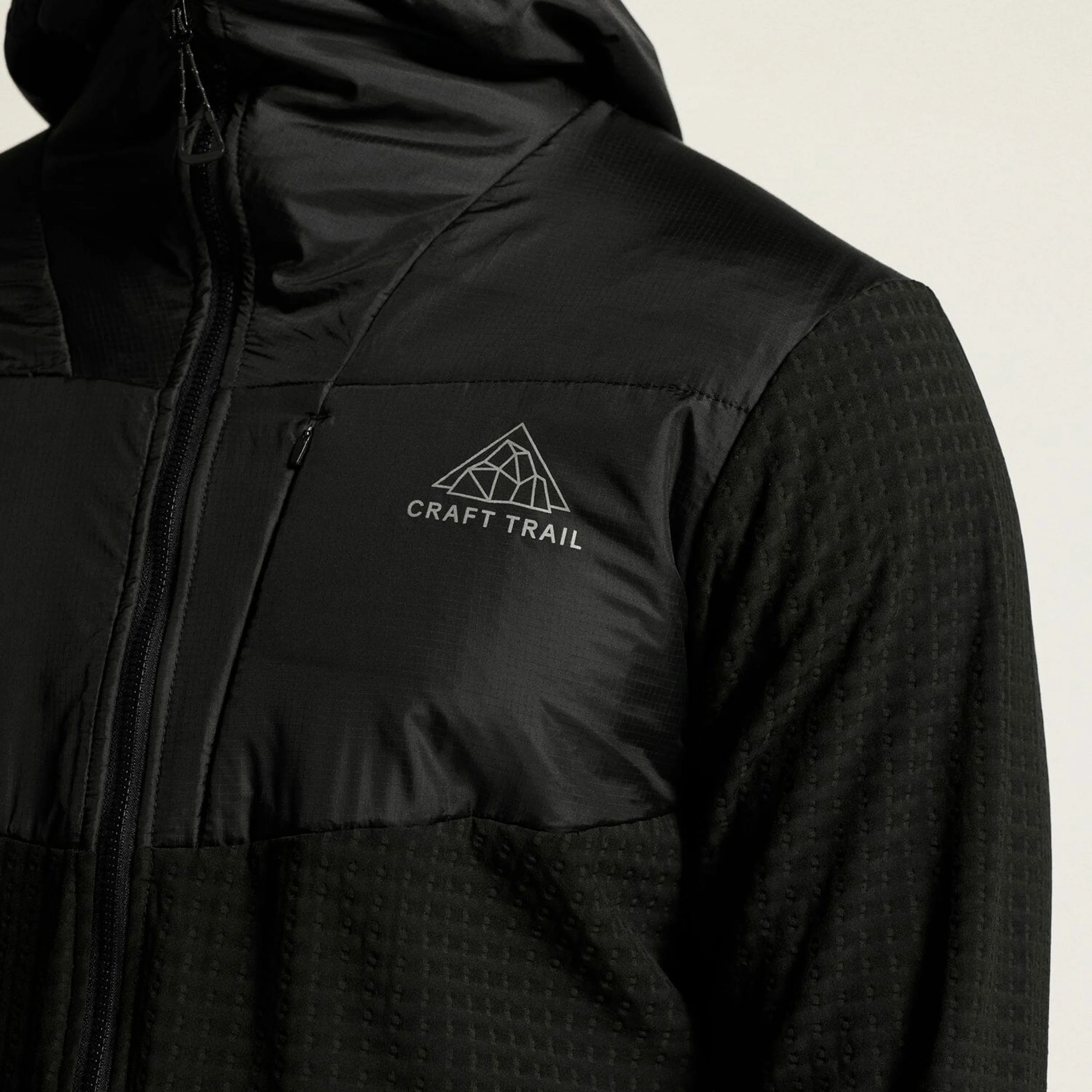 Pro Trail SUBZ Laufjacke Herren-Schwarz - Image 6