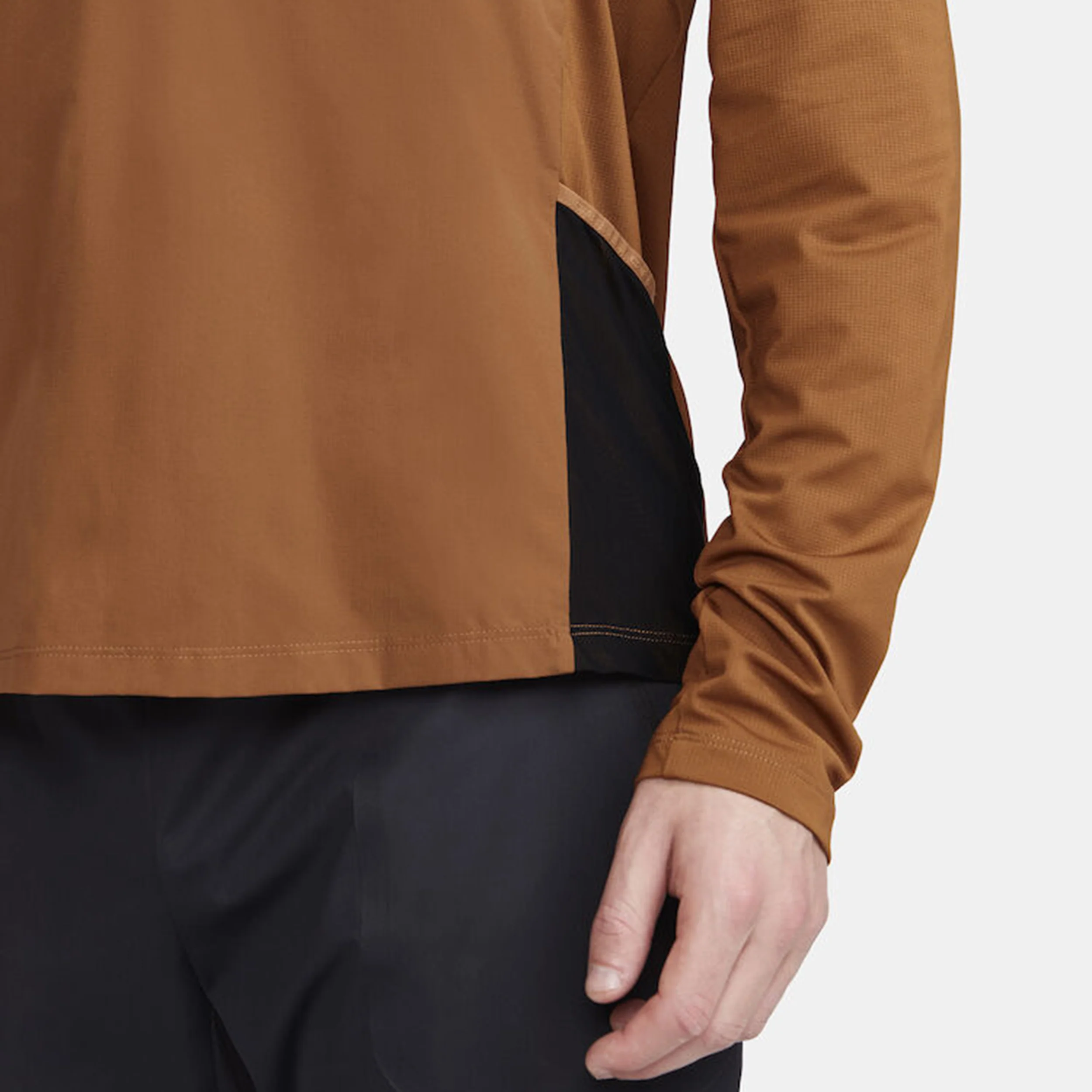 Pro Trail Wind Lauftop Herren-Braun - Image 5