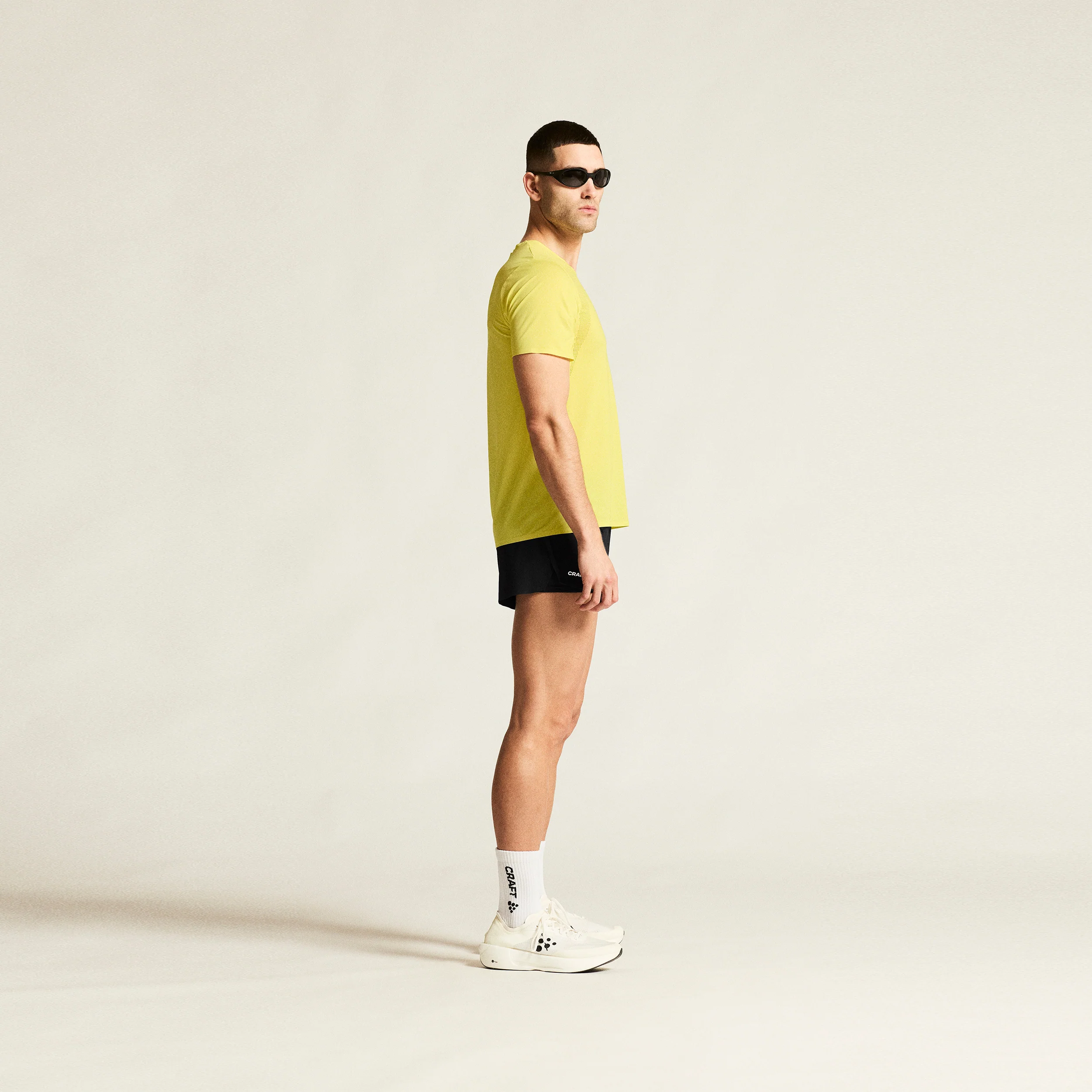 Race Day Laufshirt Herren - gelb - Image 5