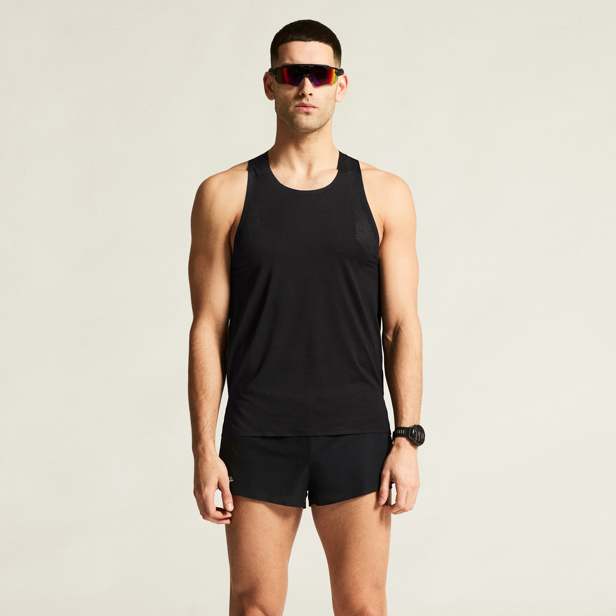 Race Day Laufshirt Herren - schwarz - Image 3