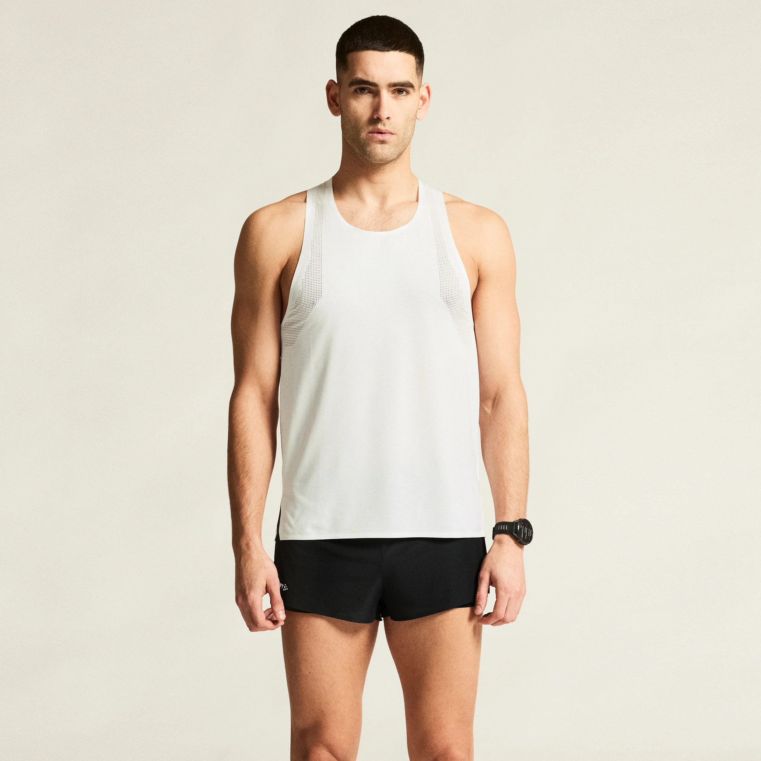Race Day Laufshirt Herren - weiß - Image 3