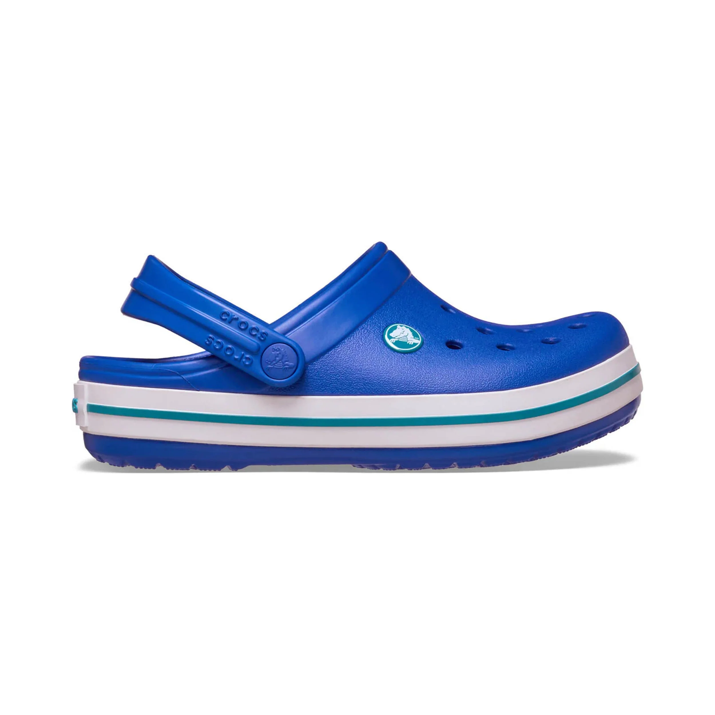 Crocband Clog Badelatschen Kinder - blau, weiß