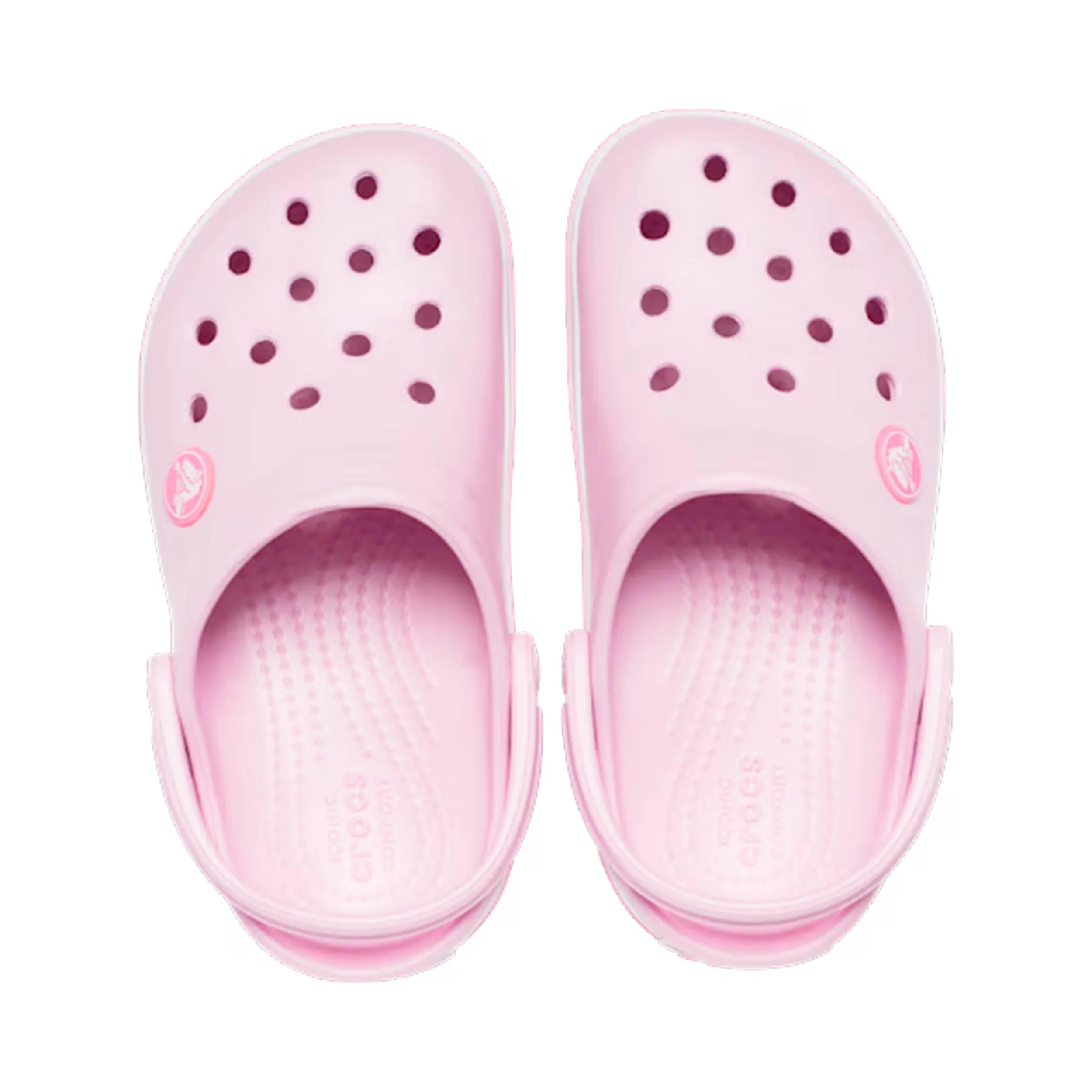 Crocband Clog Badelatschen Kinder - rosa, weiß - Image 2