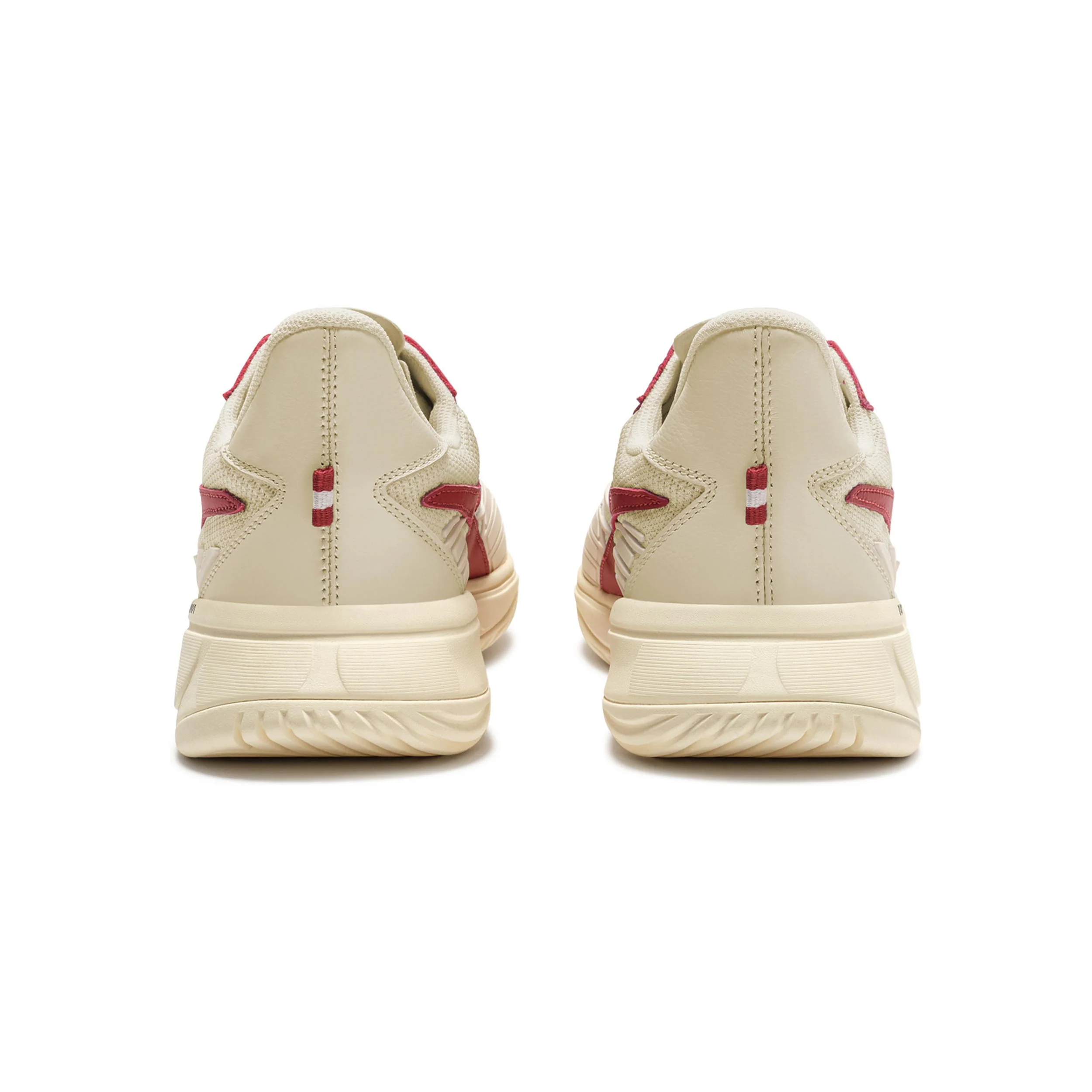 B. Elite Star made in Italy Allcourtschuh Herren-weiß, dunkelrot - Image 4