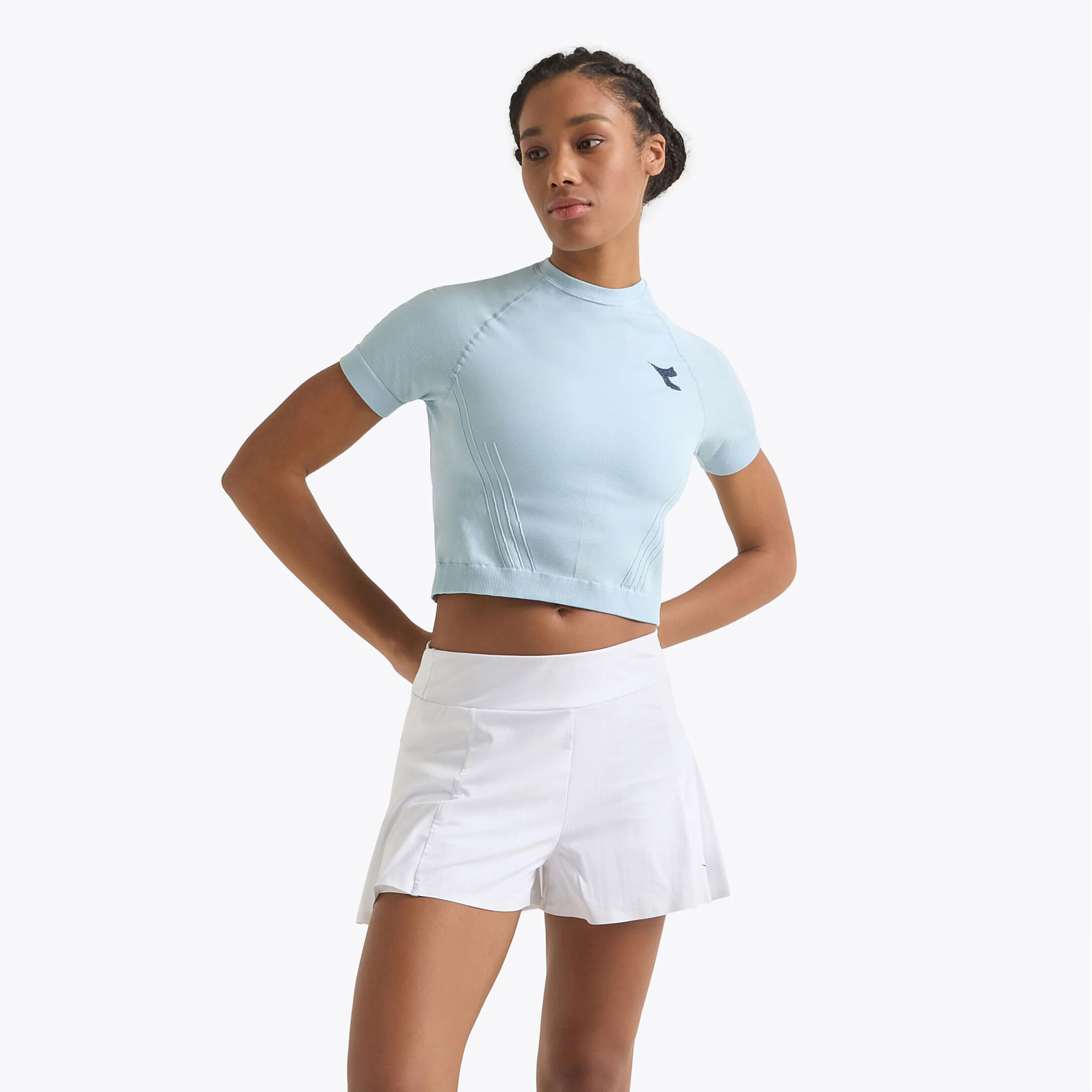 L. Icon Stratouno T-Shirt Damen-Hellblau - Image 6