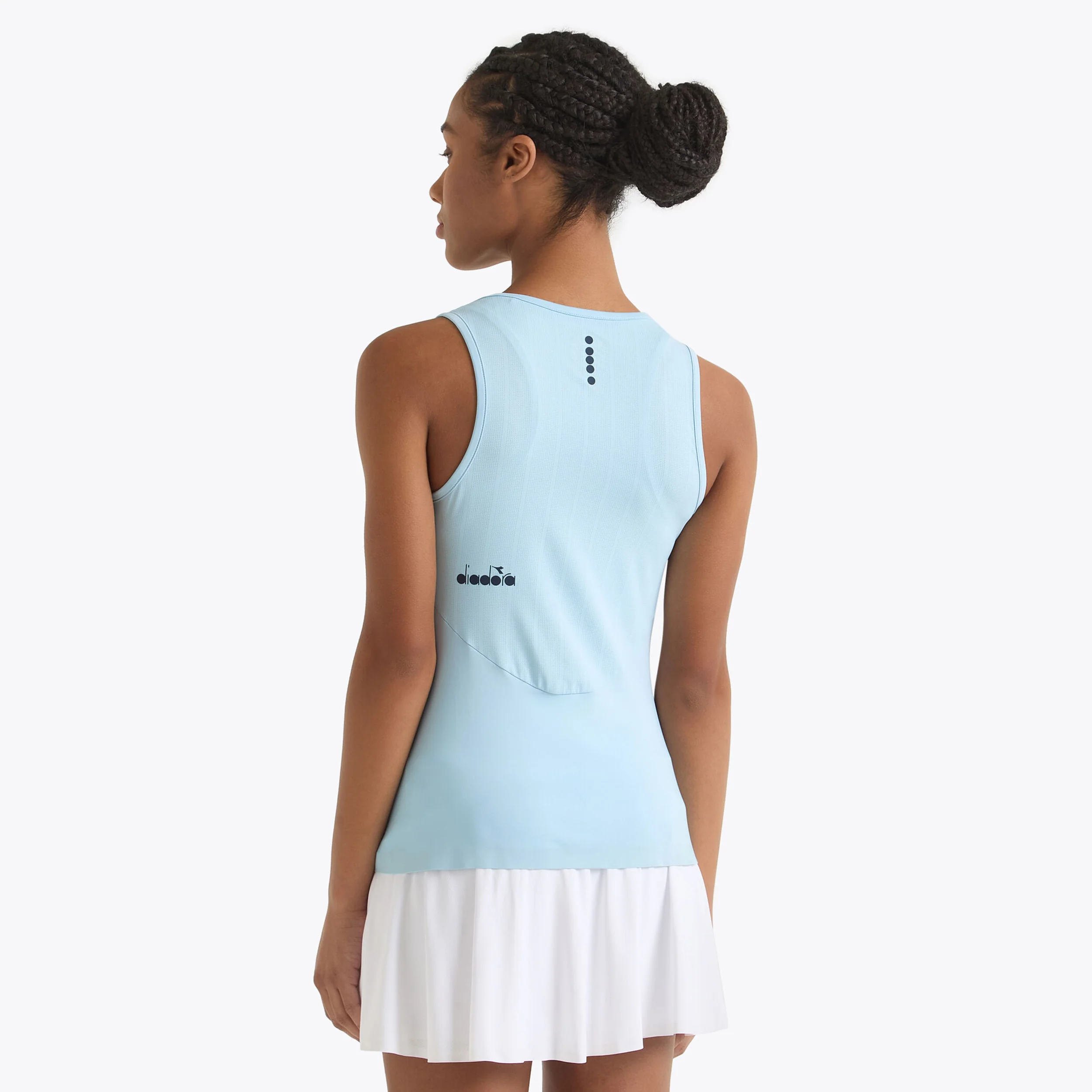L. Icon Tank-Top Damen-Hellblau - Image 3