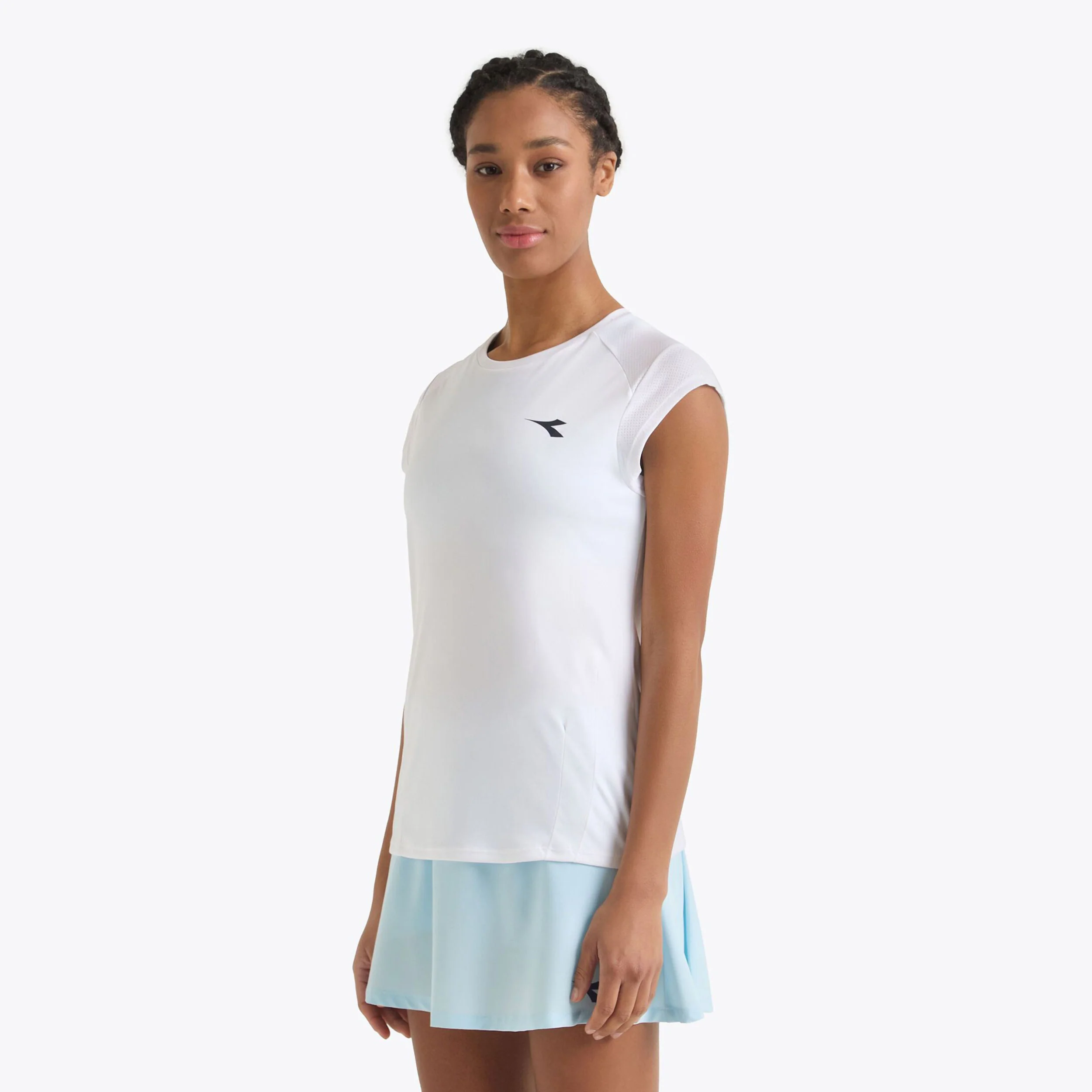 L. T-Shirt Damen-Weiß - Image 2