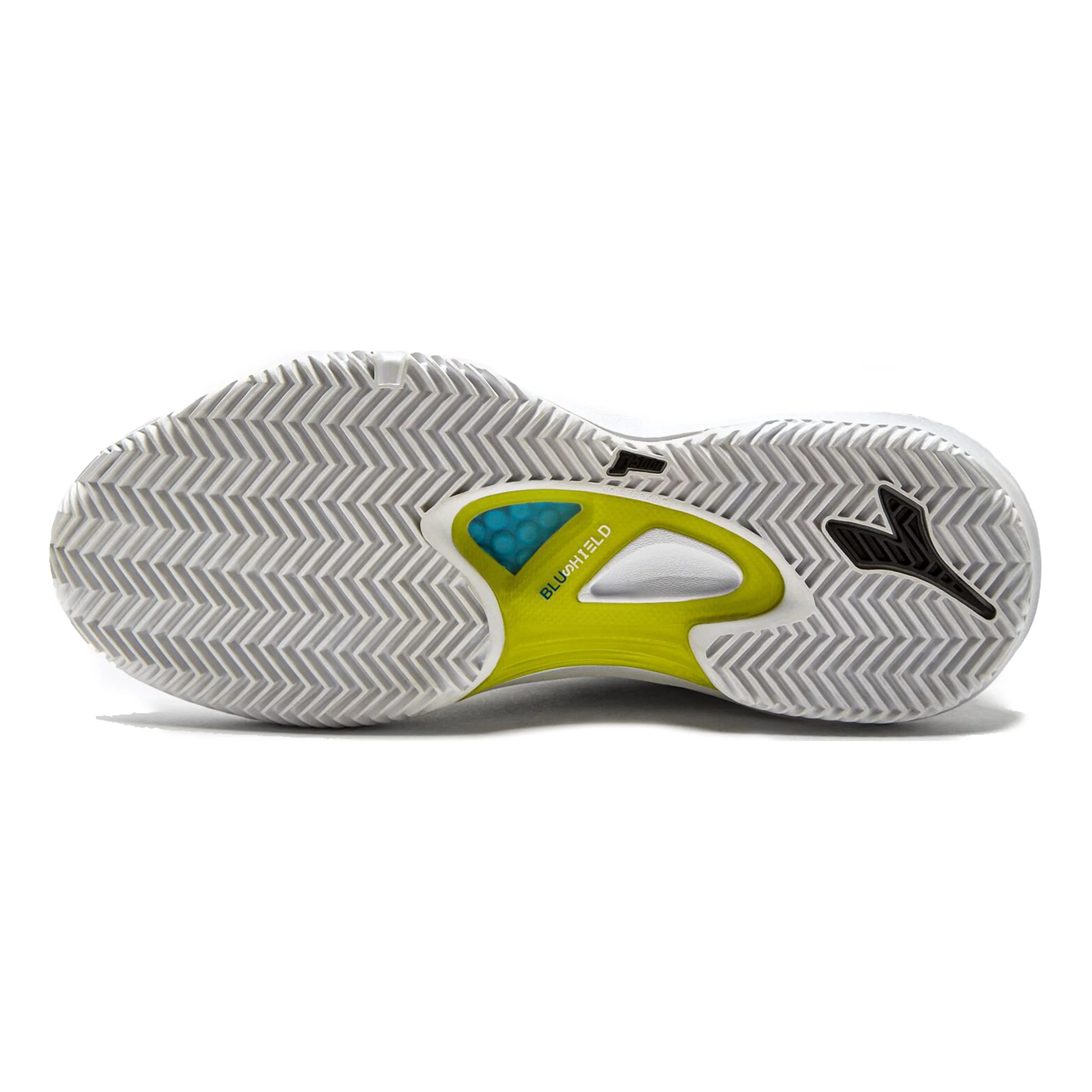 Speed Blushield Fly 4+ Sandplatzschuh Damen-Weiß,Neongelb - Image 3