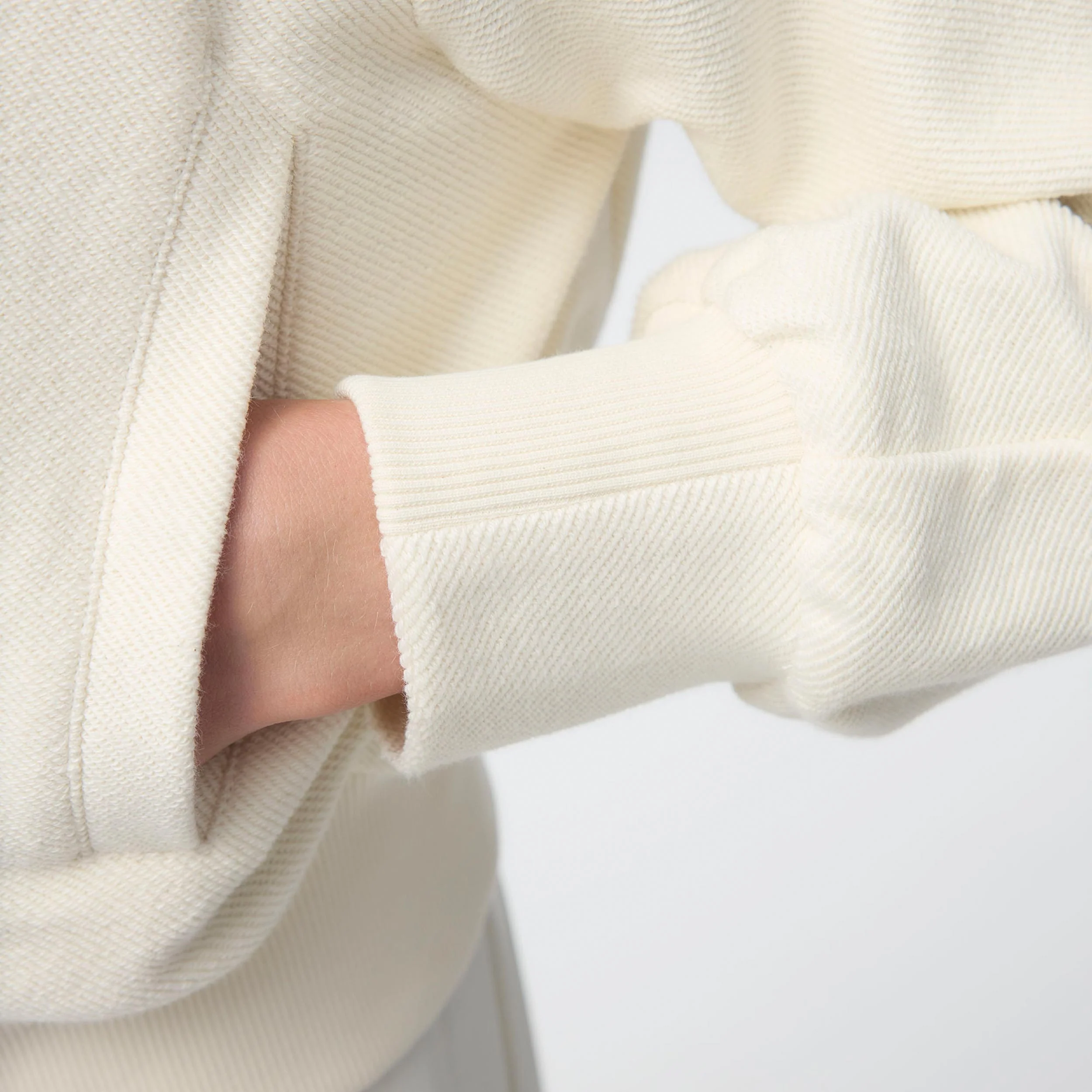 Walk On Court Sweatjacke Damen-Creme - Image 9