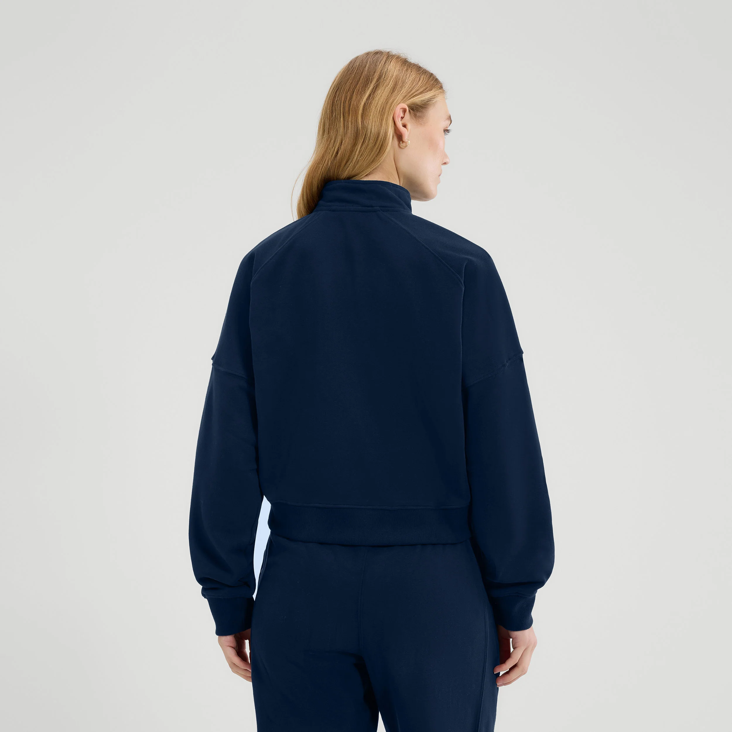 Carrera 1/4 Zip Sweatshirt Damen - dunkelblau - Image 2