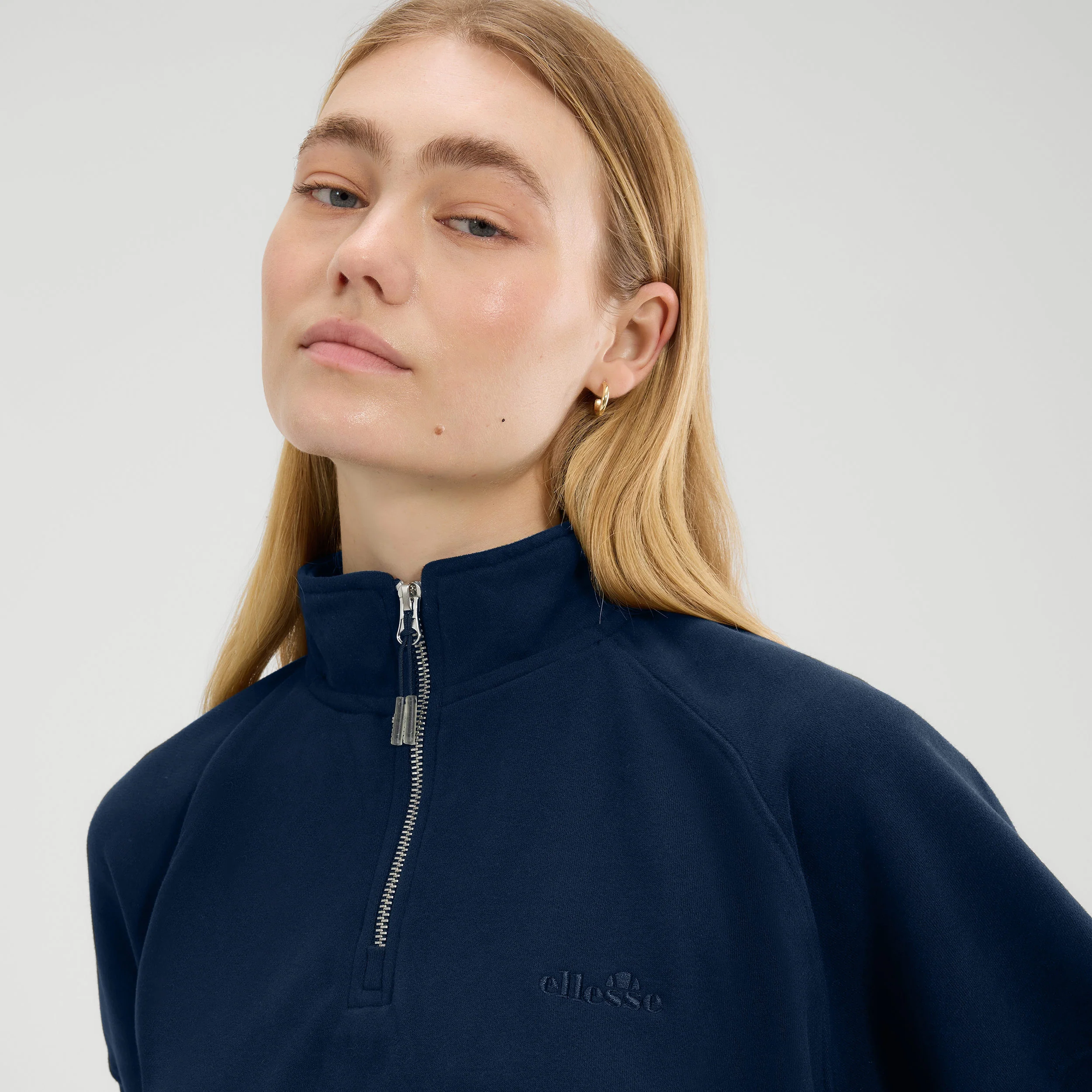 Carrera 1/4 Zip Sweatshirt Damen - dunkelblau - Image 3