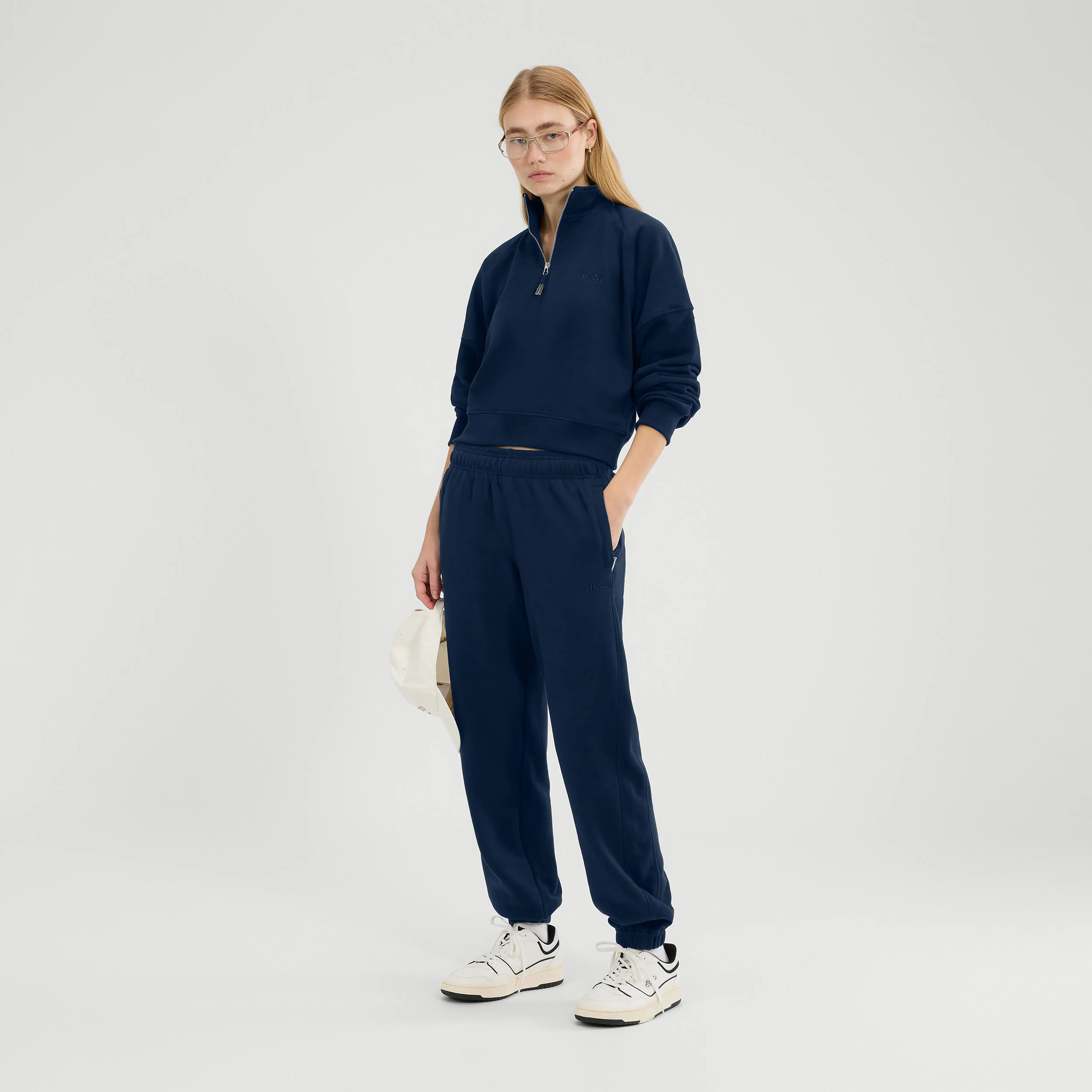 Carrera 1/4 Zip Sweatshirt Damen - dunkelblau - Image 4