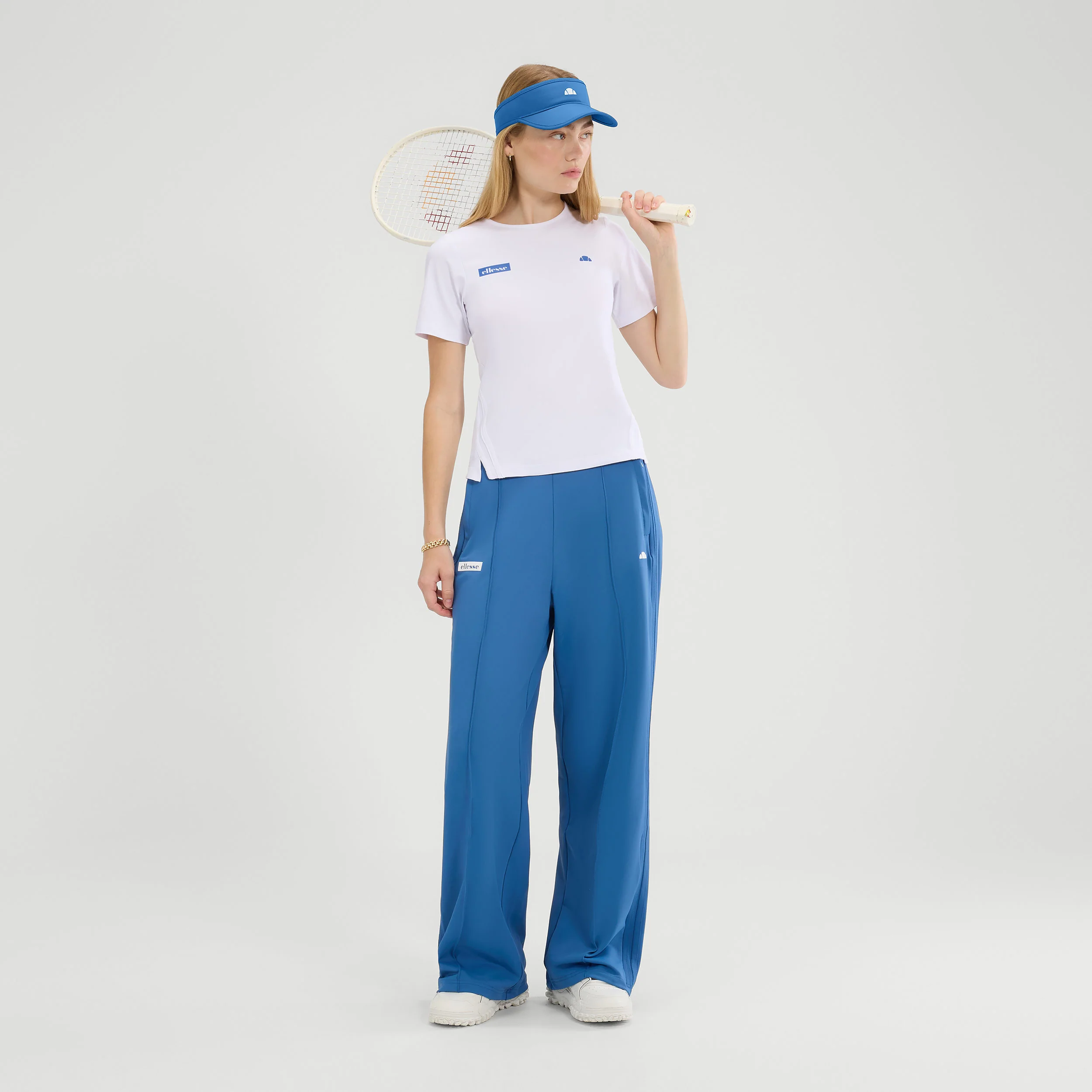 Farnese T-Shirt Damen-Weiß,Blau - Image 4