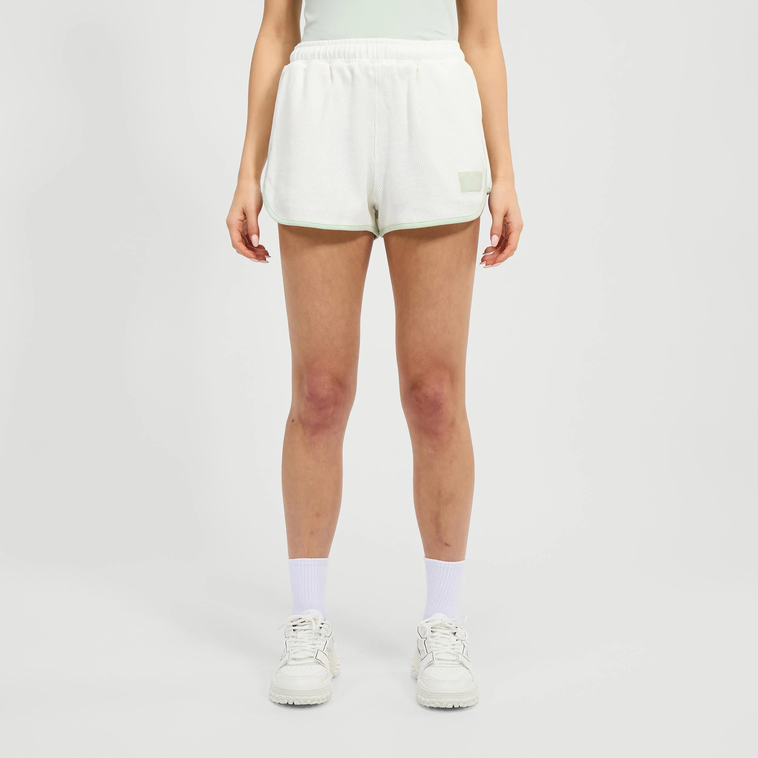 Hallsat Shorts Damen-Creme,Salbei