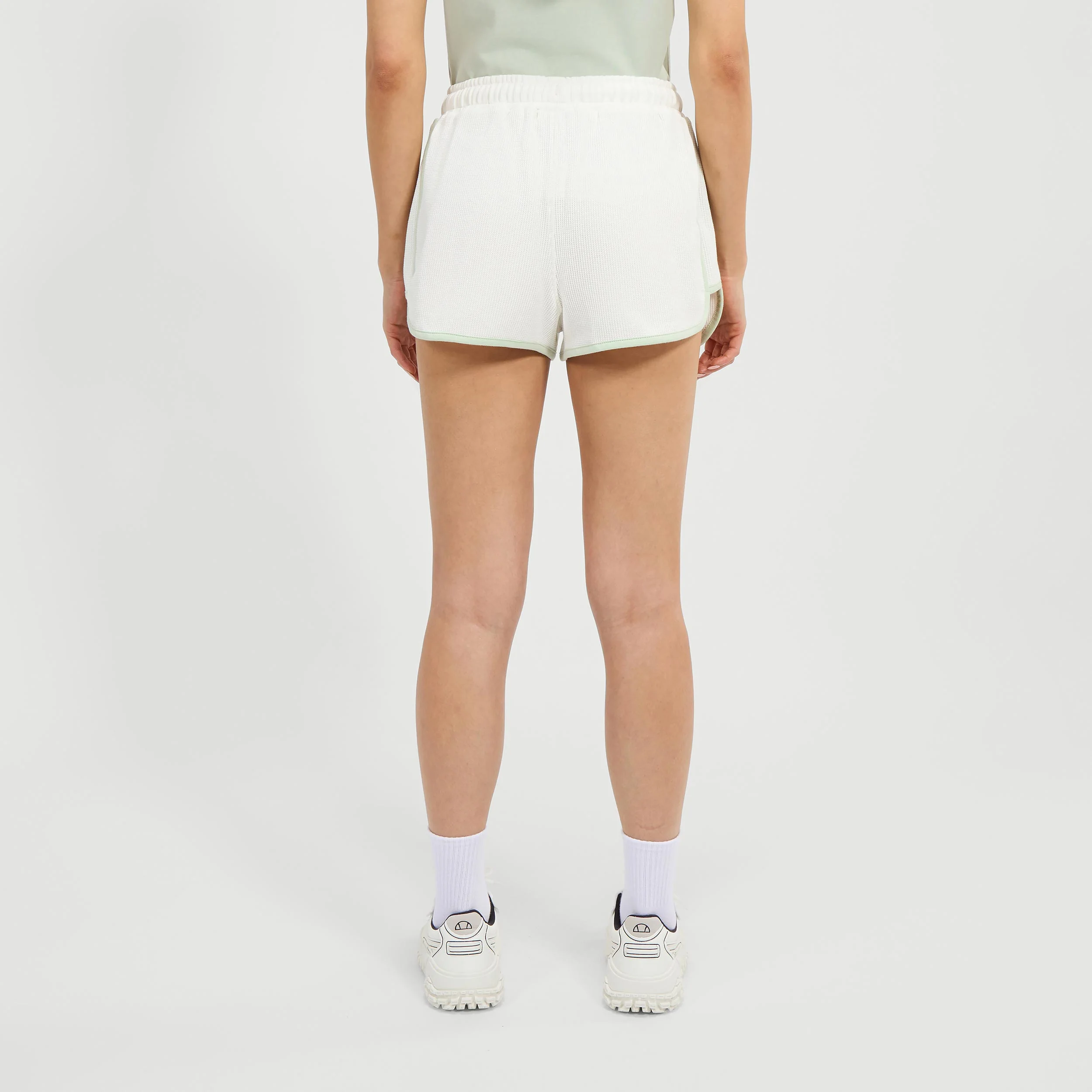 Hallsat Shorts Damen-Creme,Salbei - Image 2