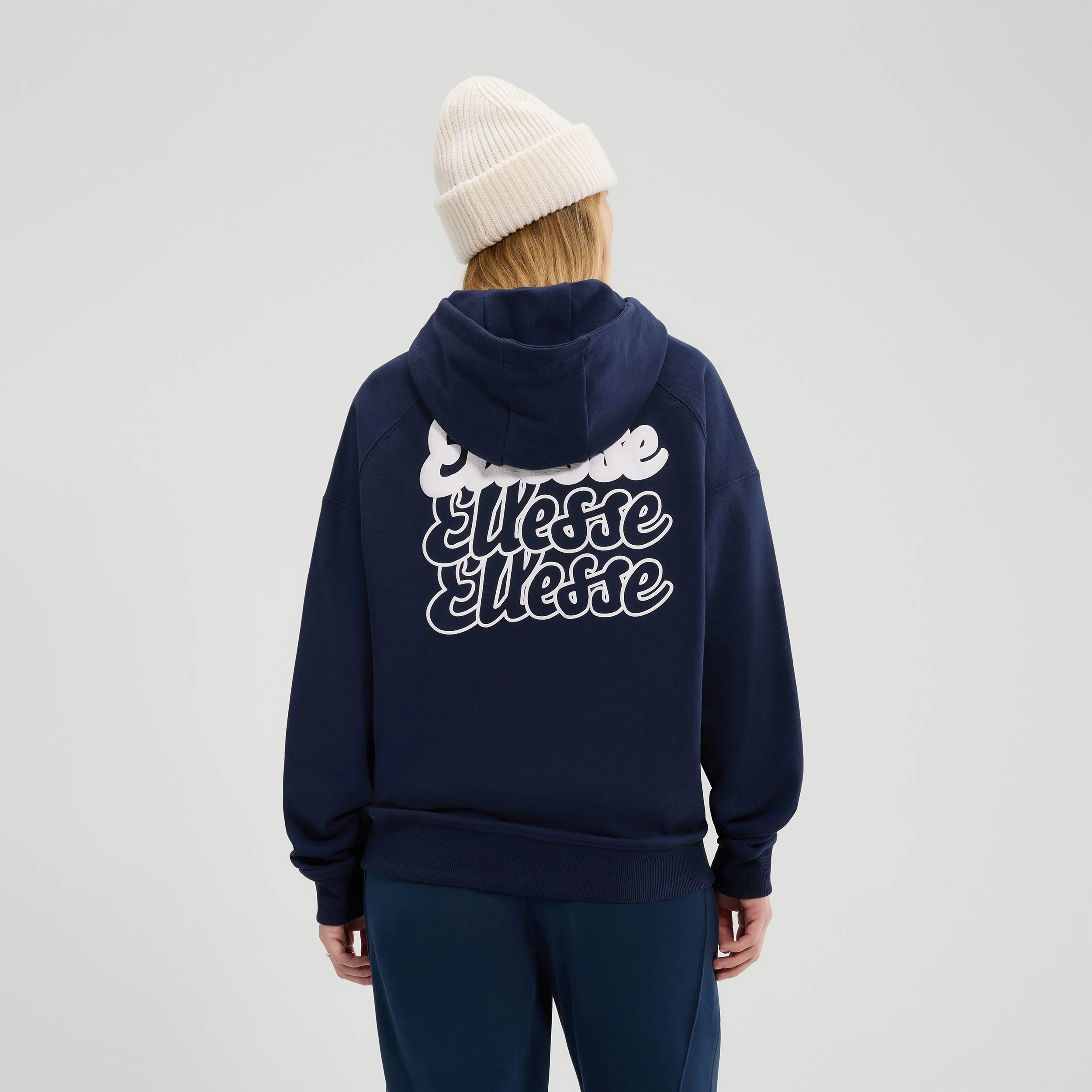 Il Tiro Hoody Damen-Dunkelblau,Weiß - Image 2