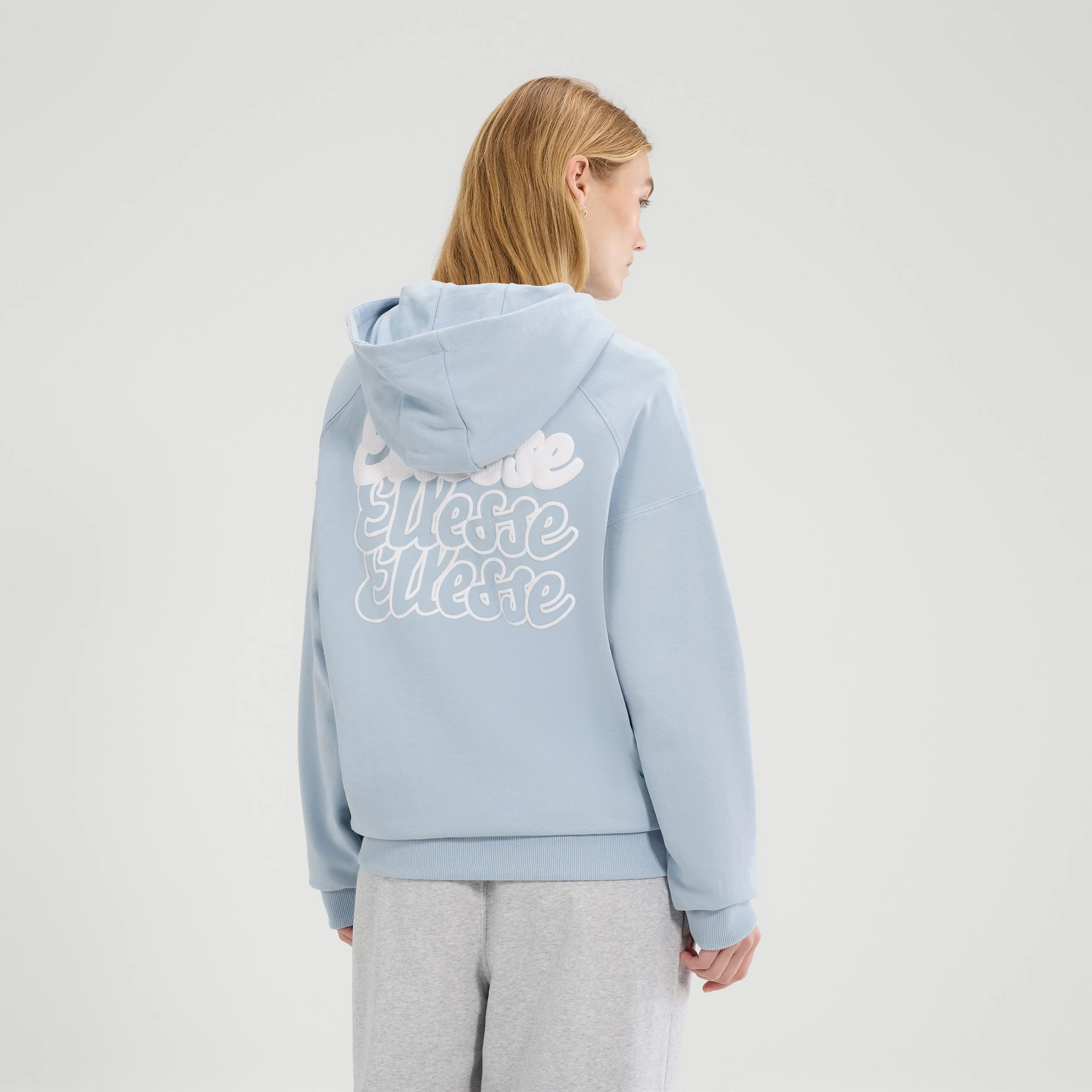 Il Tiro Hoody Damen-Hellblau,Weiß - Image 2