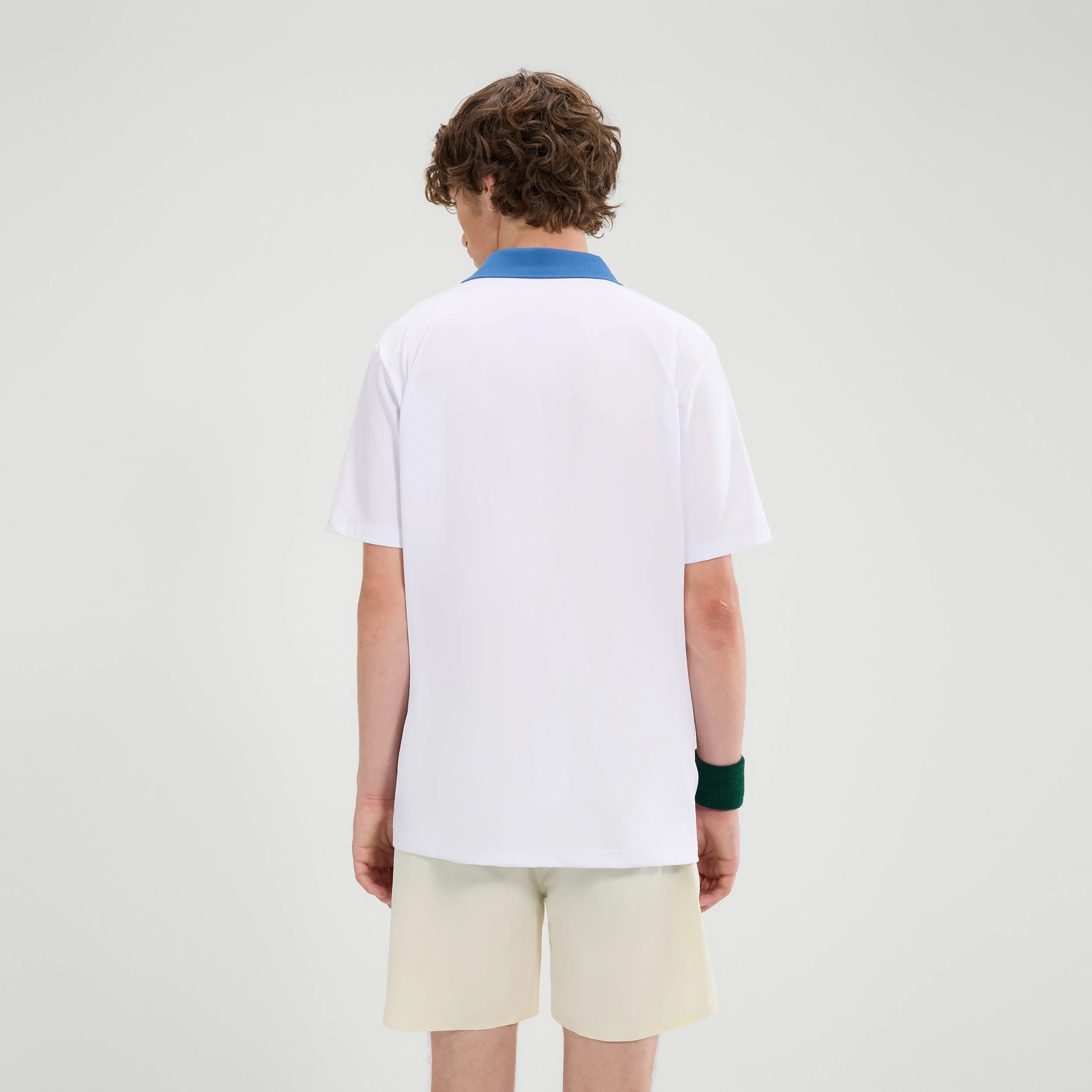Orelo Polo Herren-Weiß,Blau - Image 2