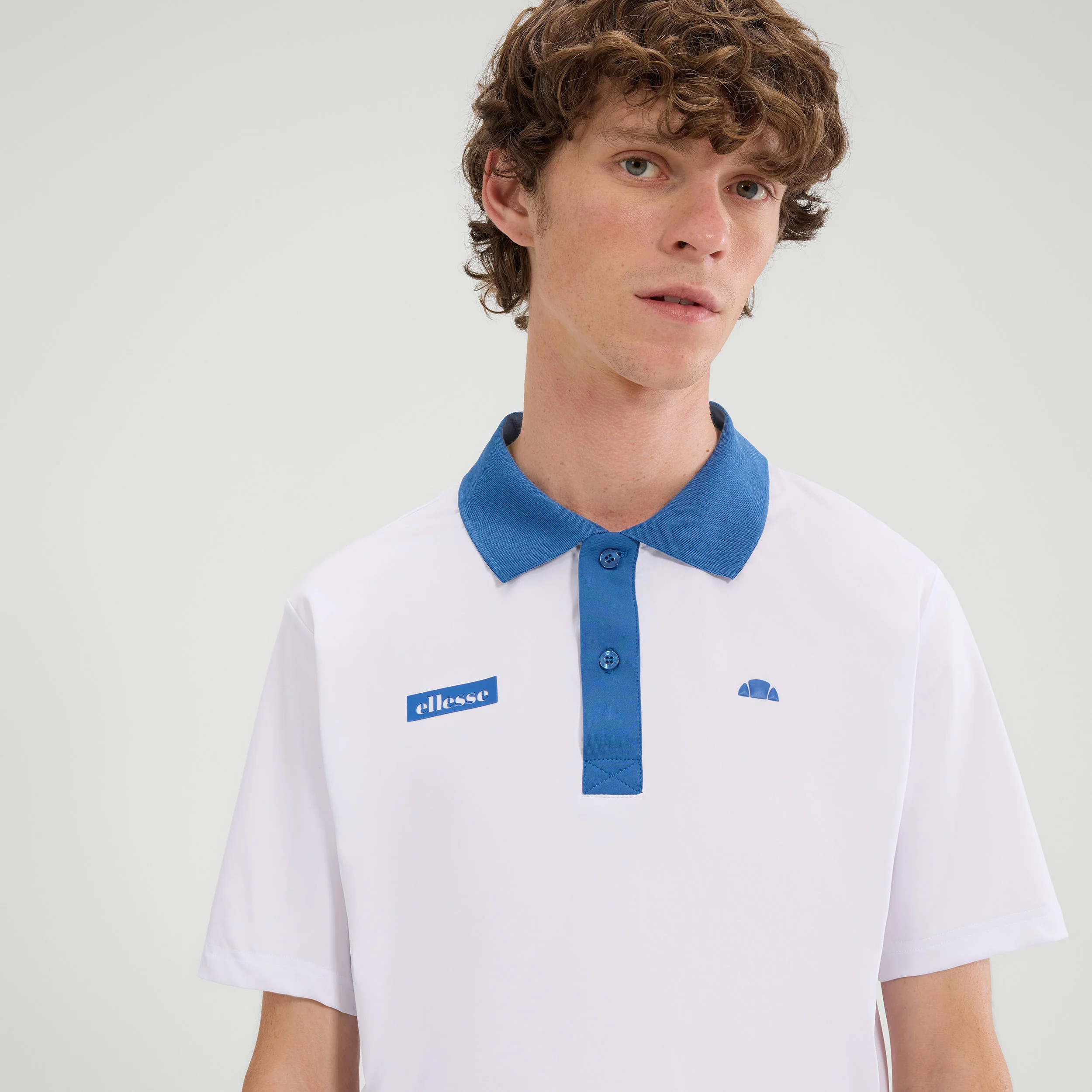 Orelo Polo Herren-Weiß,Blau - Image 3