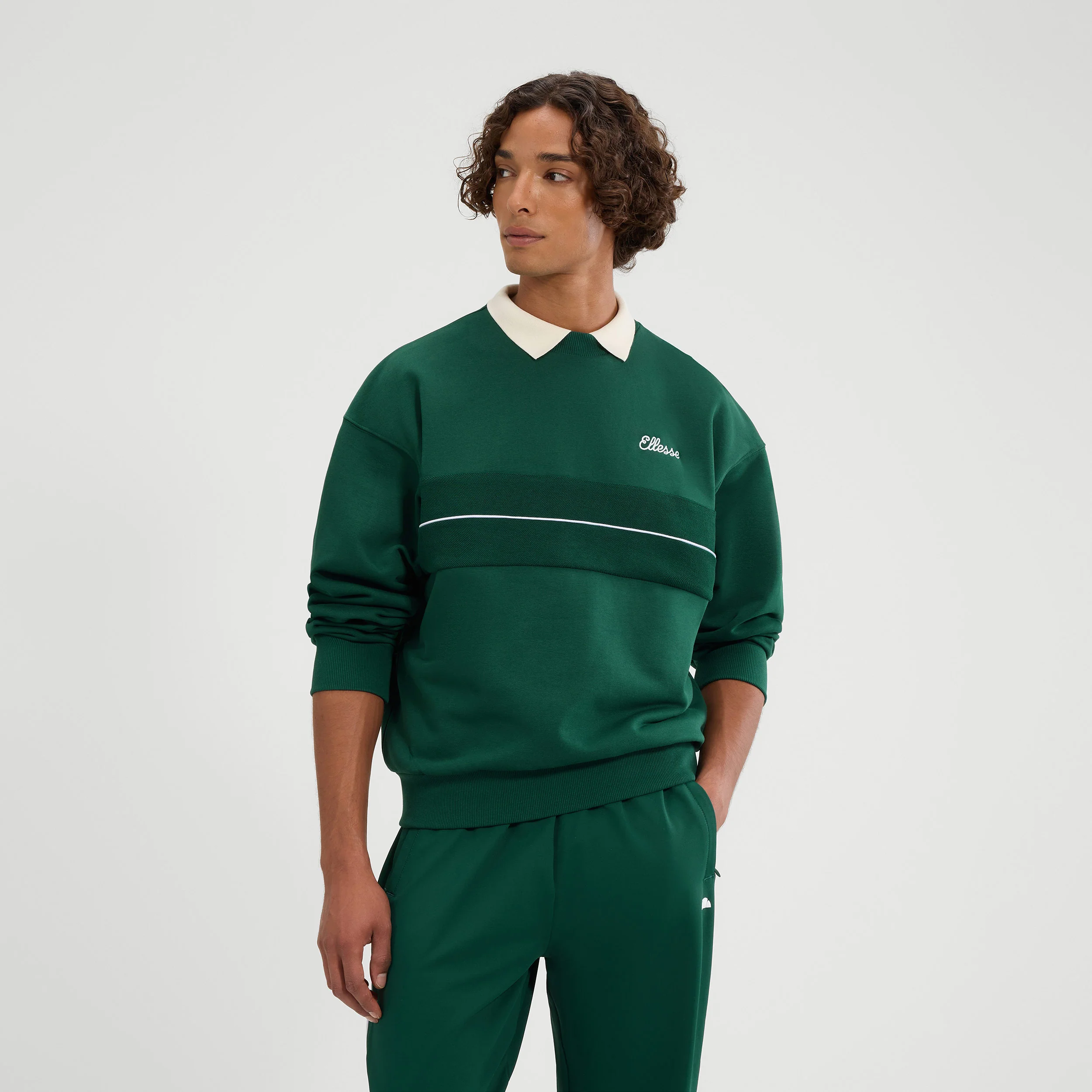 Quento Sweatshirt Herren-Dunkelgrün
