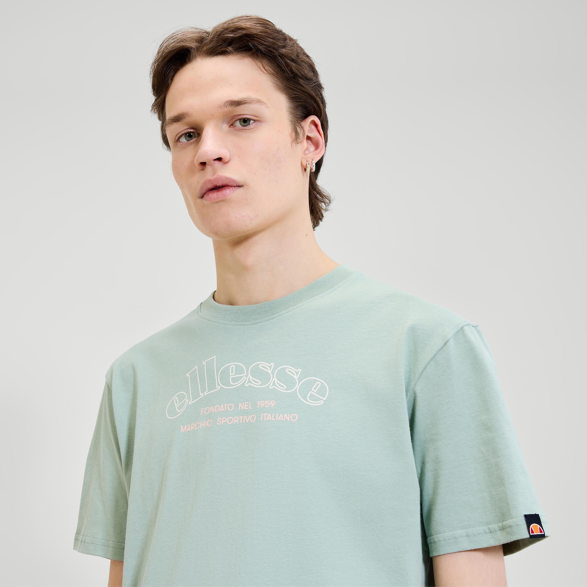 Quesco T-Shirt Herren-Salbei - Image 3