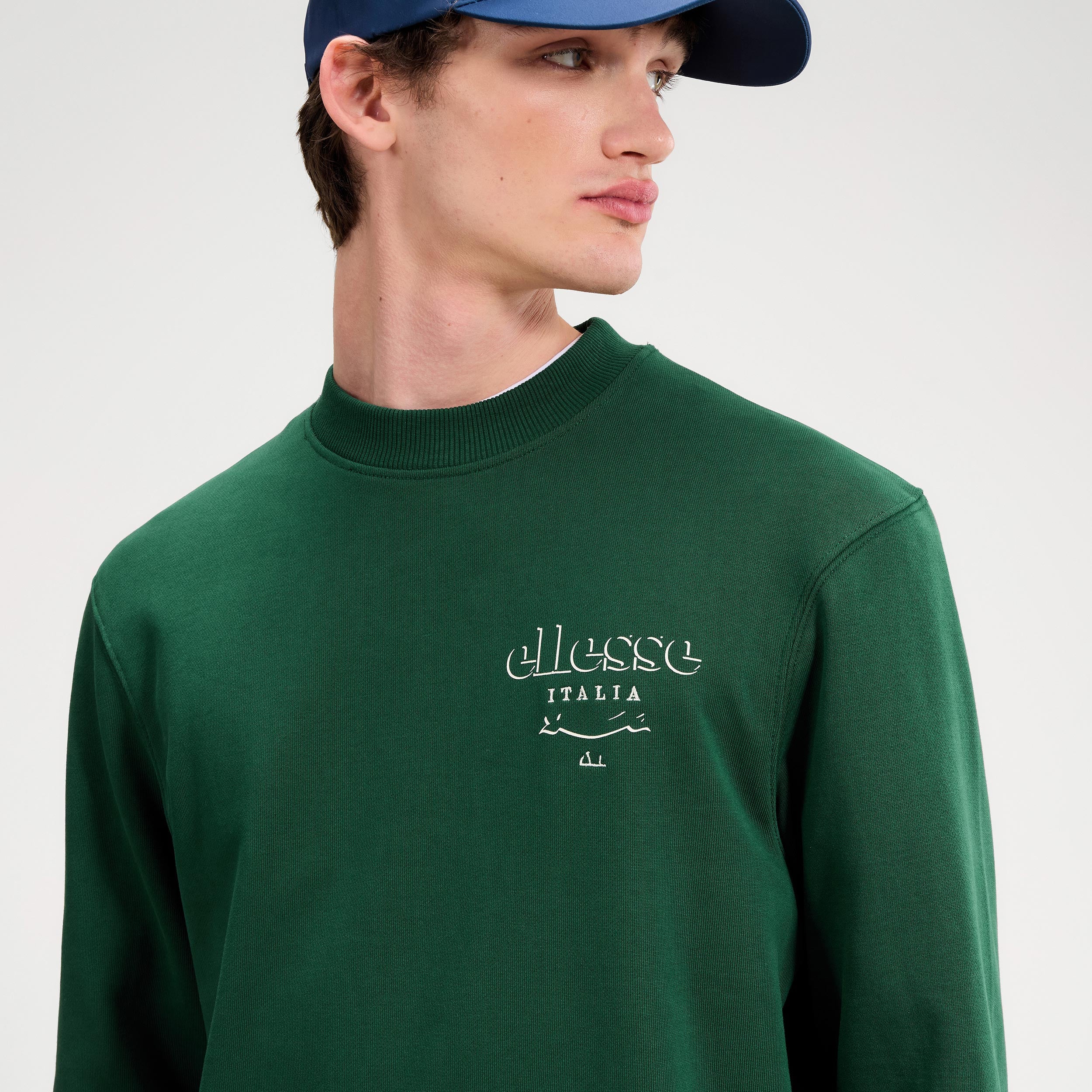 Scroll Sweatshirt Herren - dunkelgrün - Image 3