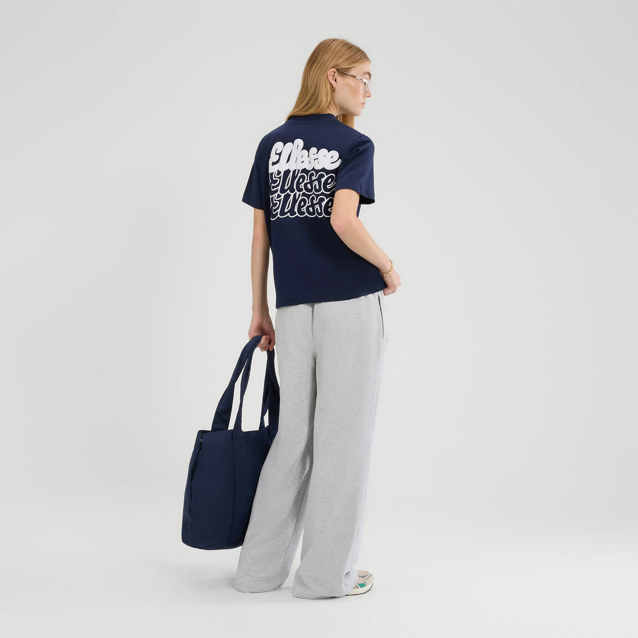 Soffio T-Shirt Damen-Dunkelblau,Weiß - Image 4
