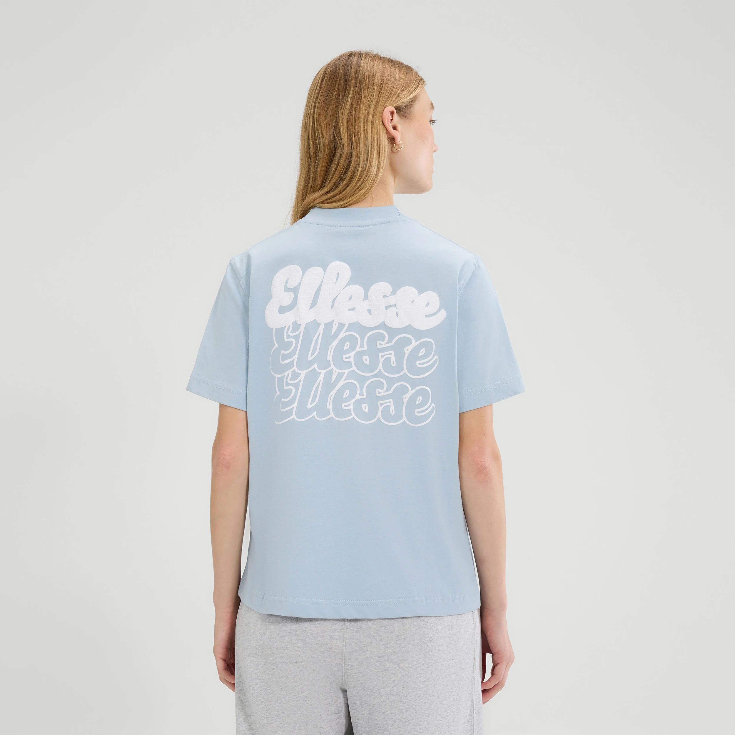 Soffio T-Shirt Damen-Hellblau,Weiß - Image 2
