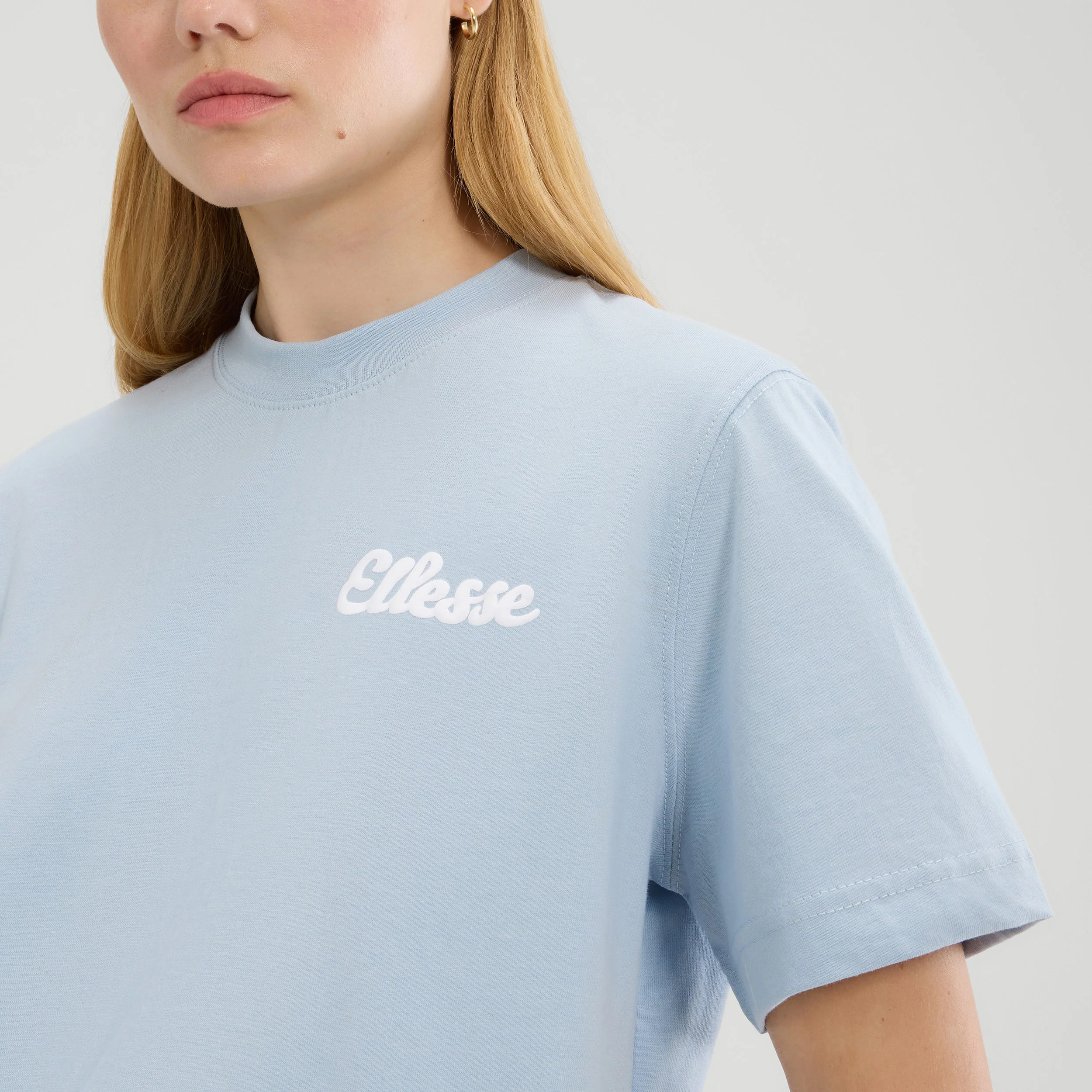 Soffio T-Shirt Damen-Hellblau,Weiß - Image 3