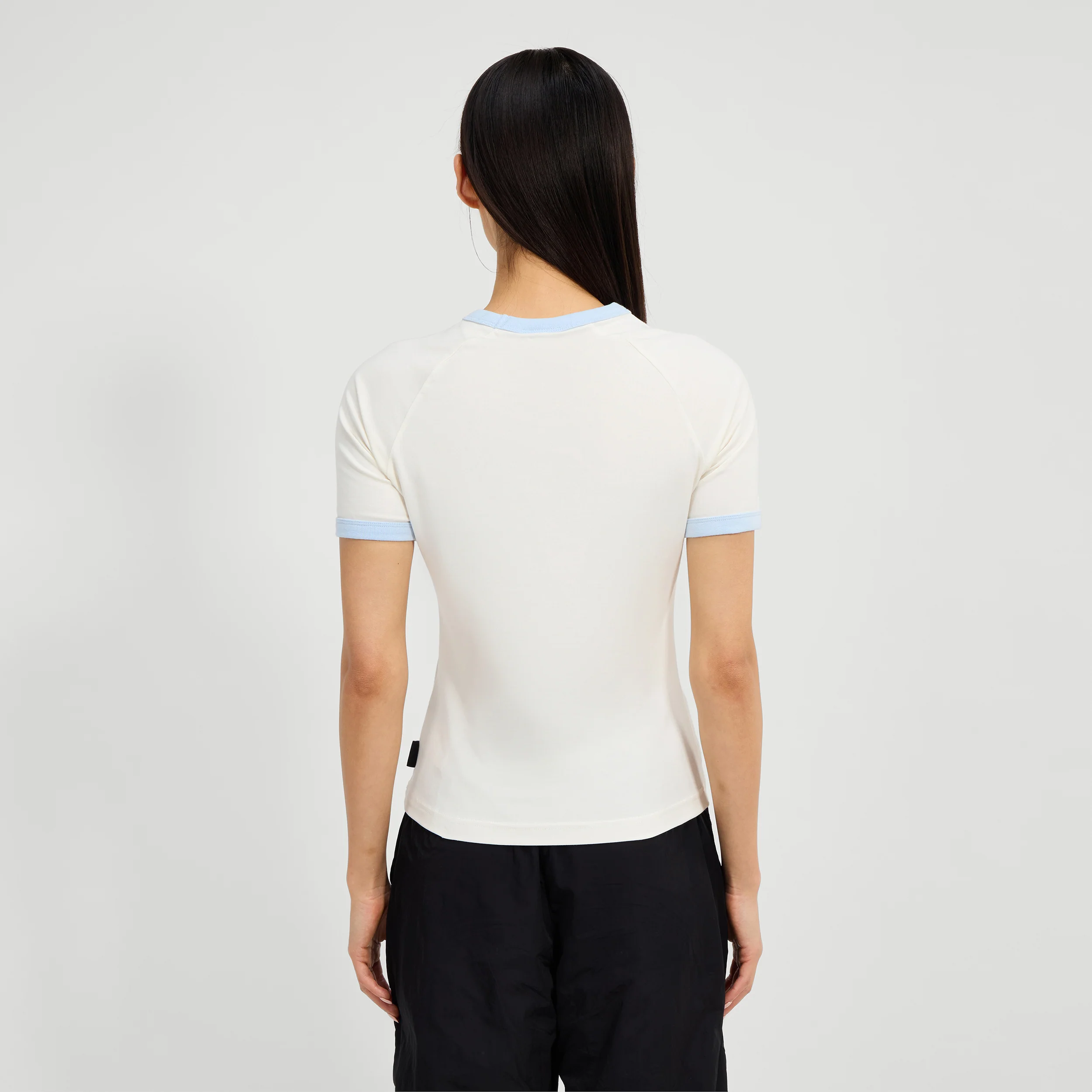 Teriasca T-Shirt Damen-Creme,Hellblau - Image 8