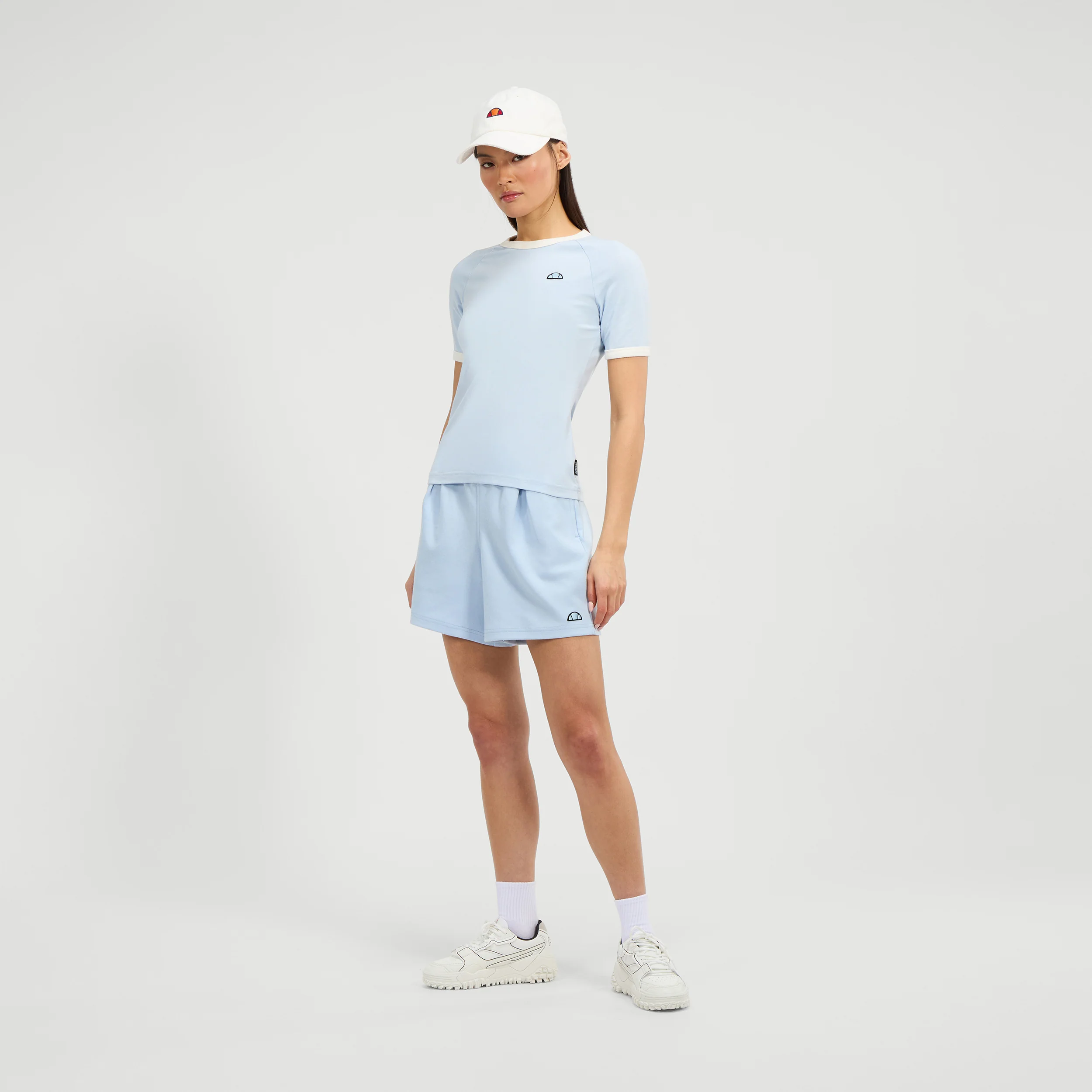 Teriasca T-Shirt Damen-Hellblau,Creme - Image 6