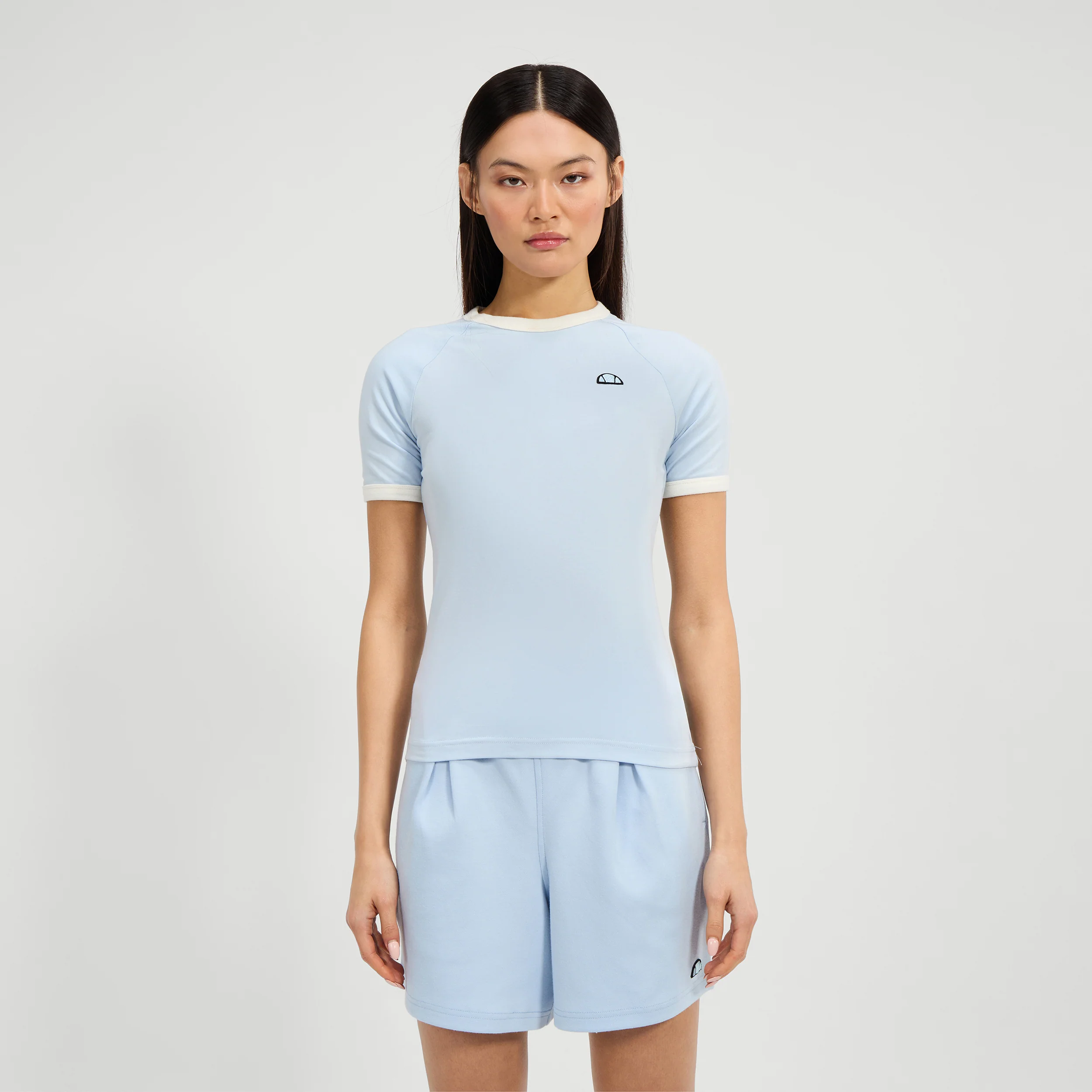 Teriasca T-Shirt Damen-Hellblau,Creme - Image 7