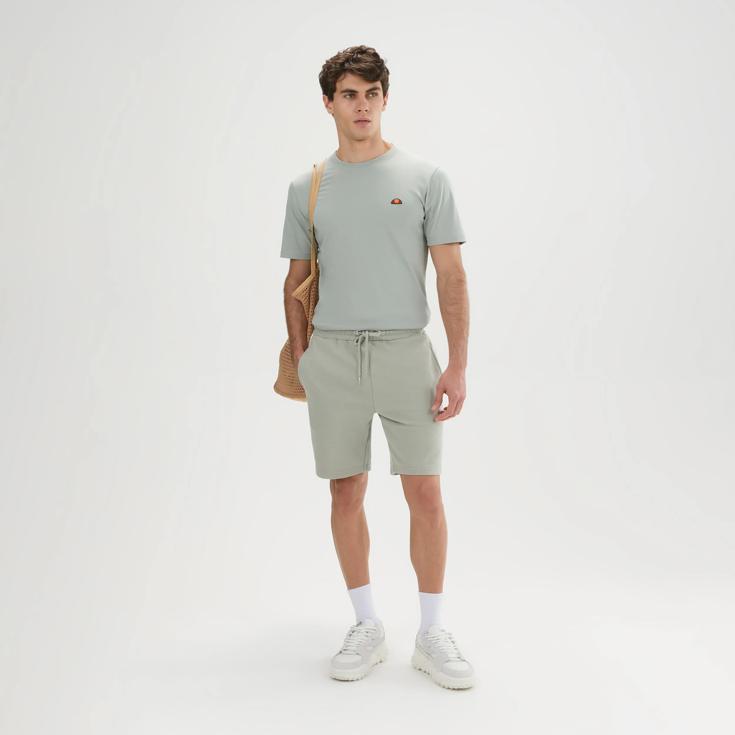 Turi Shorts Herren - grau, creme - Image 4