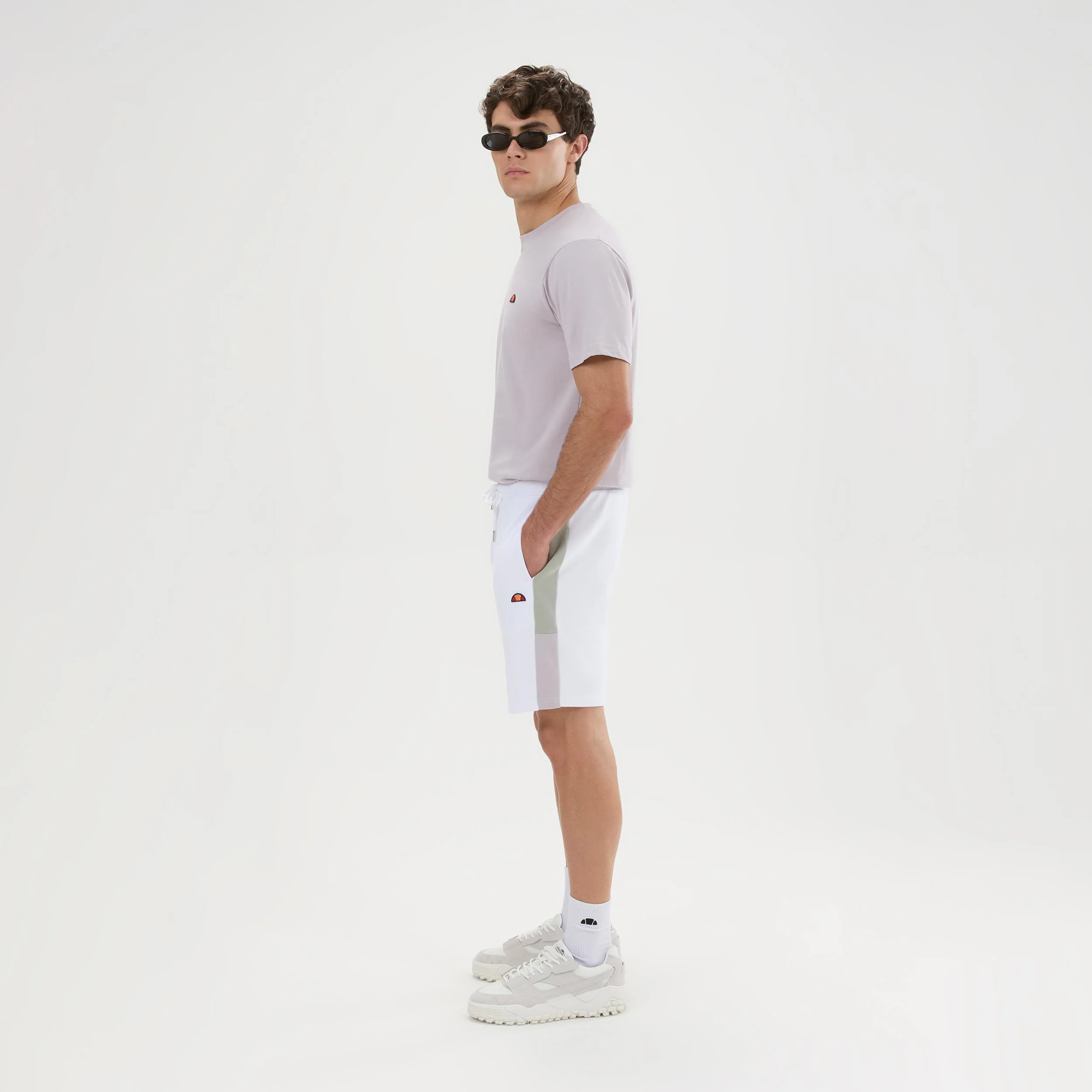 Turi Shorts Herren - weiß, grau - Image 4