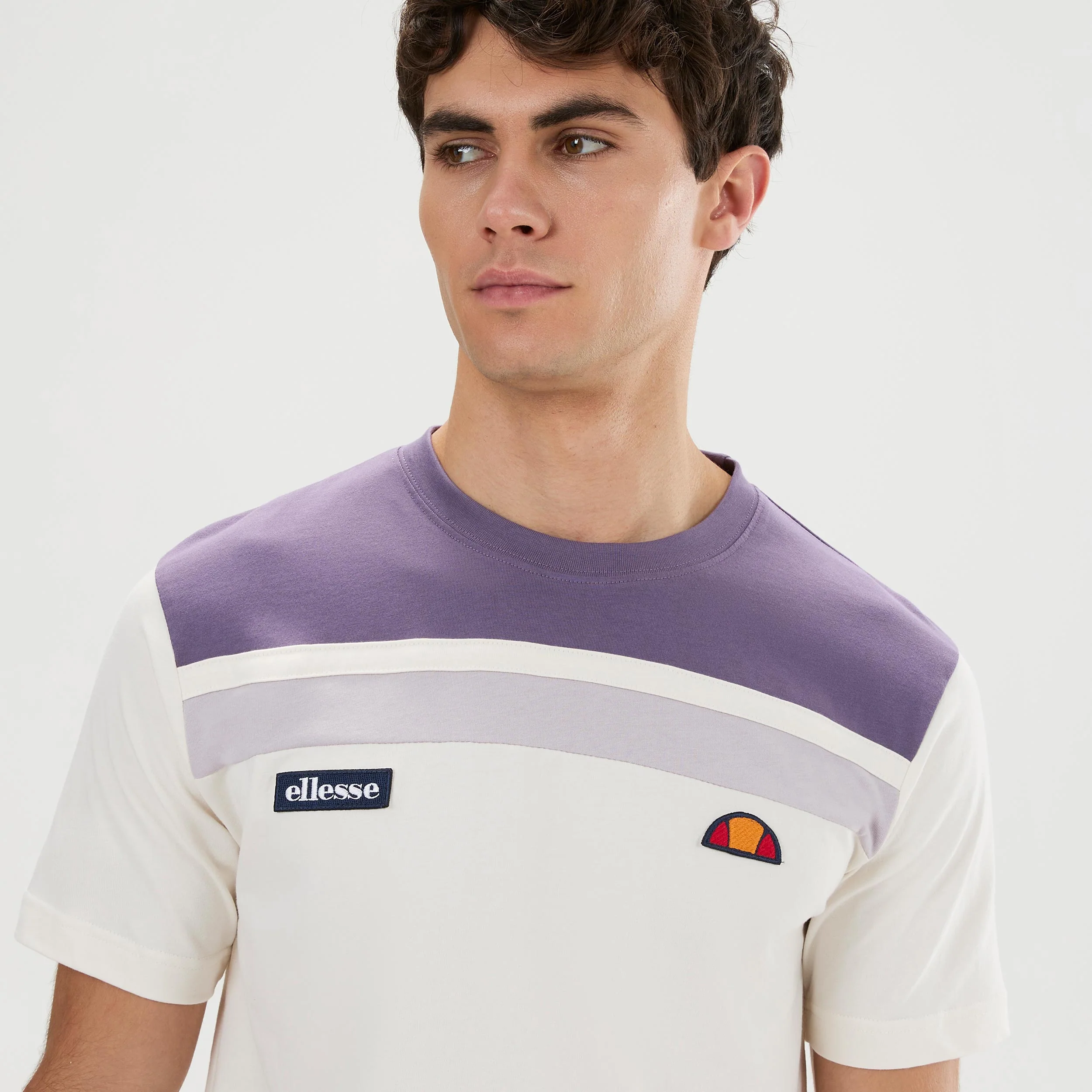 Vignola T-Shirt Herren - creme, flieder - Image 3