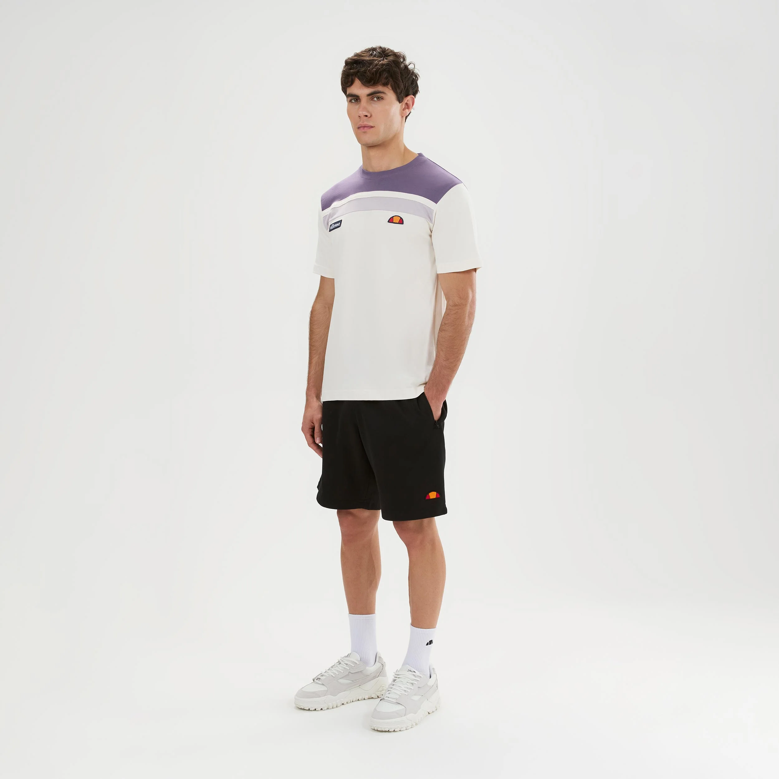 Vignola T-Shirt Herren - creme, flieder - Image 4