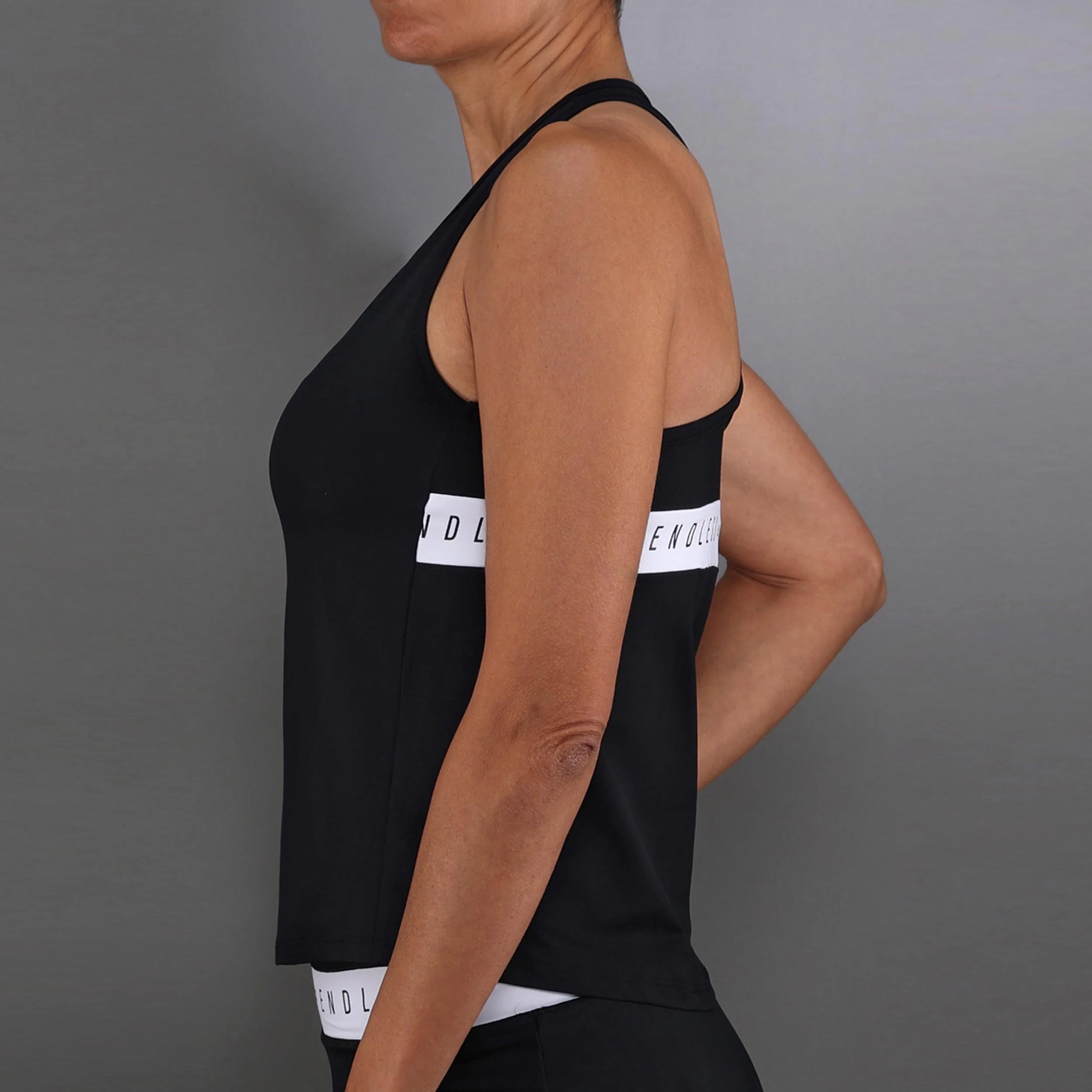 Allure Tank-Top Damen-schwarz - Image 3