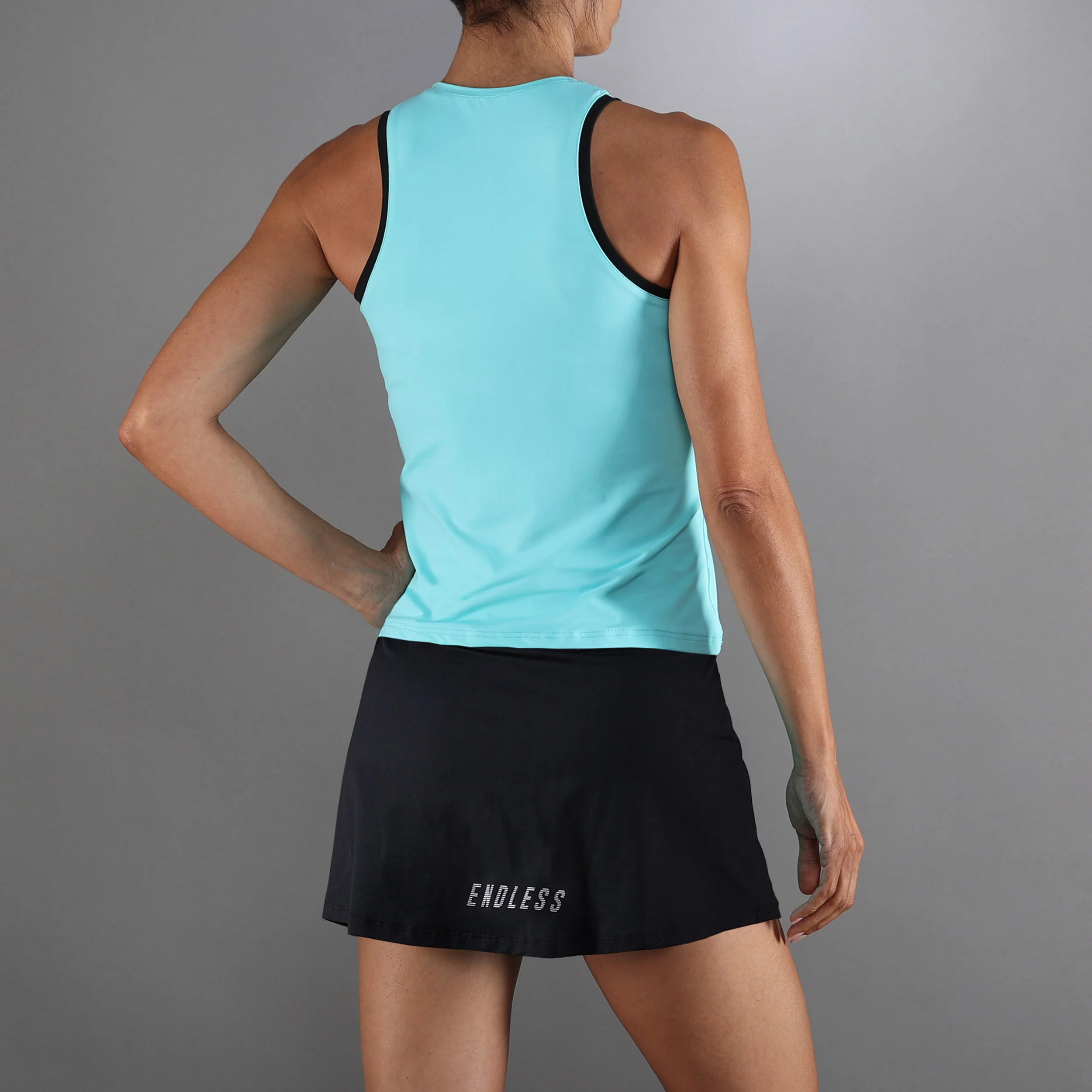 Essential Tank-Top Damen-Blau - Image 8