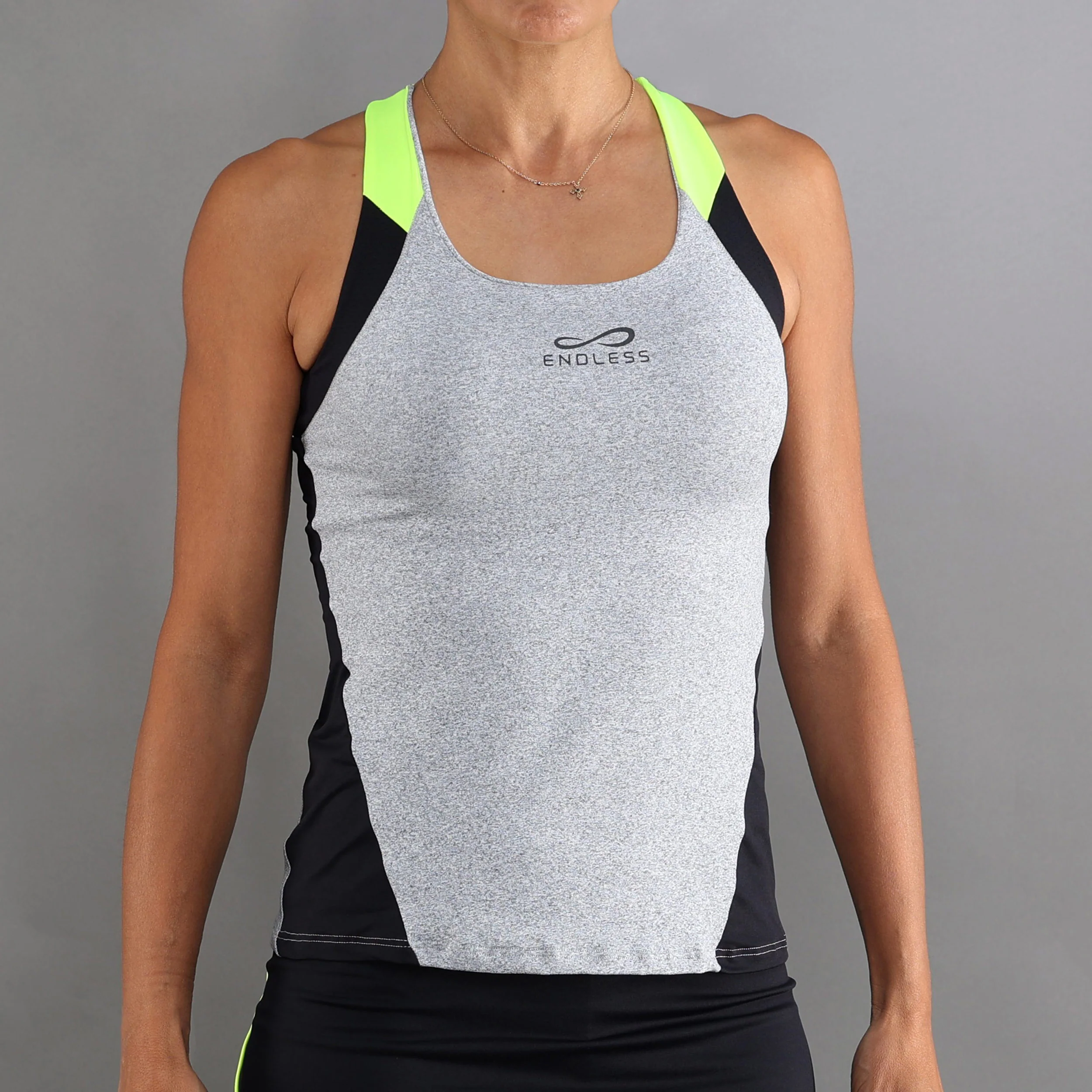 Grace Tank-Top Damen-Grau,Schwarz - Image 5