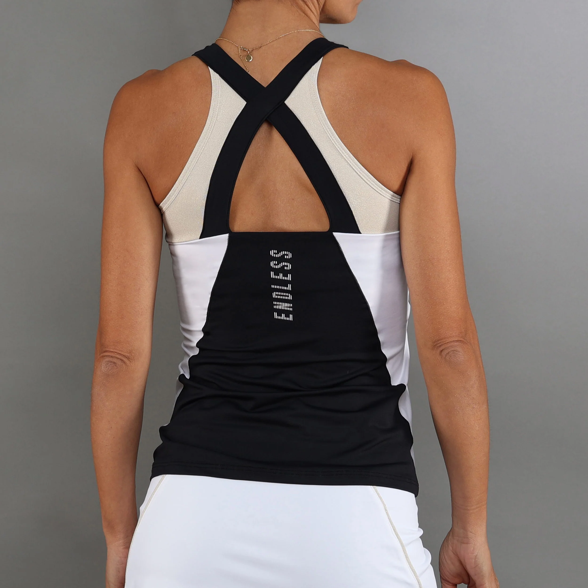 Grace Tank-Top Damen-Schwarz,Gold - Image 2